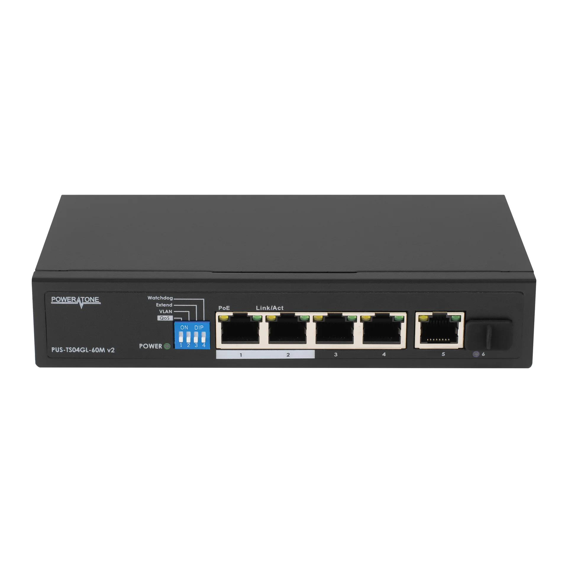 Коммутатор Powertone PUS-TS04GL-60M v2 (PUS-TS04GL-60M v2)