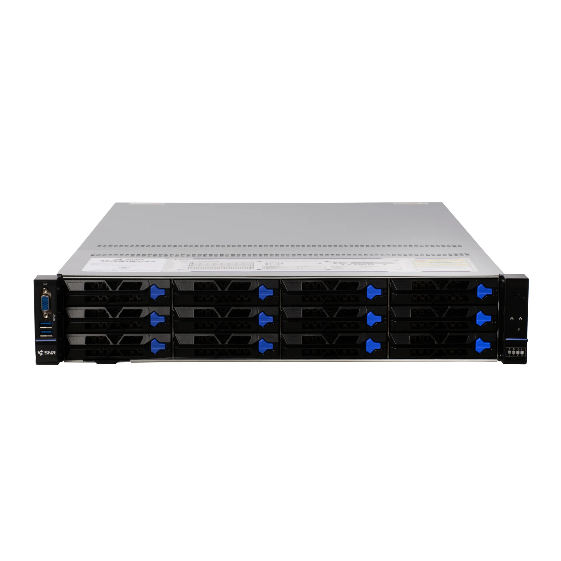 Серверная платформа SNR-SR2412LS-S 2U: 12x2.5/3.5 (6xU.2/NVMe); 2x Xeon Gen 4/5; 16xDDR5-5600; PCIe5 4x16+2x8; 1x Mgmt; ,2x M.2 (2280 / 22110); 2x1300W PSU