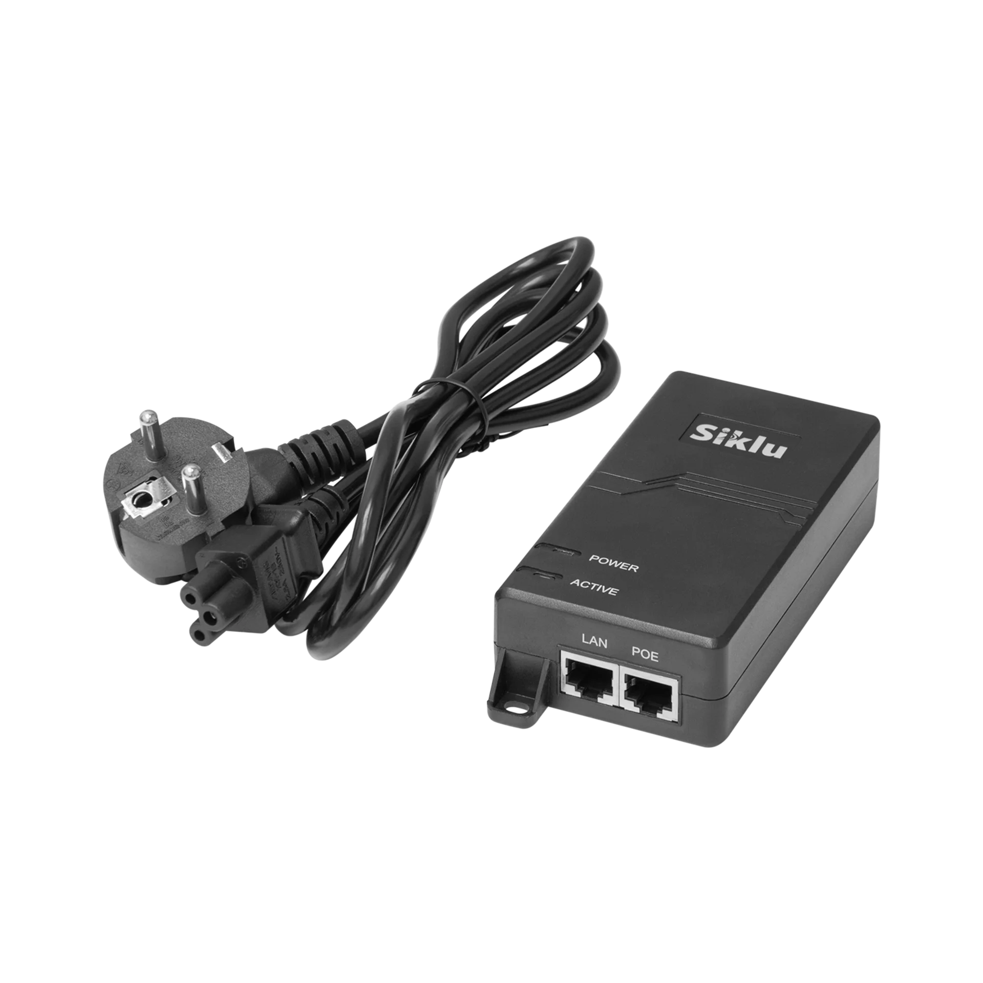 PoE инжектор 60W E.L. VI(100-240 AC source, EU AC cable)