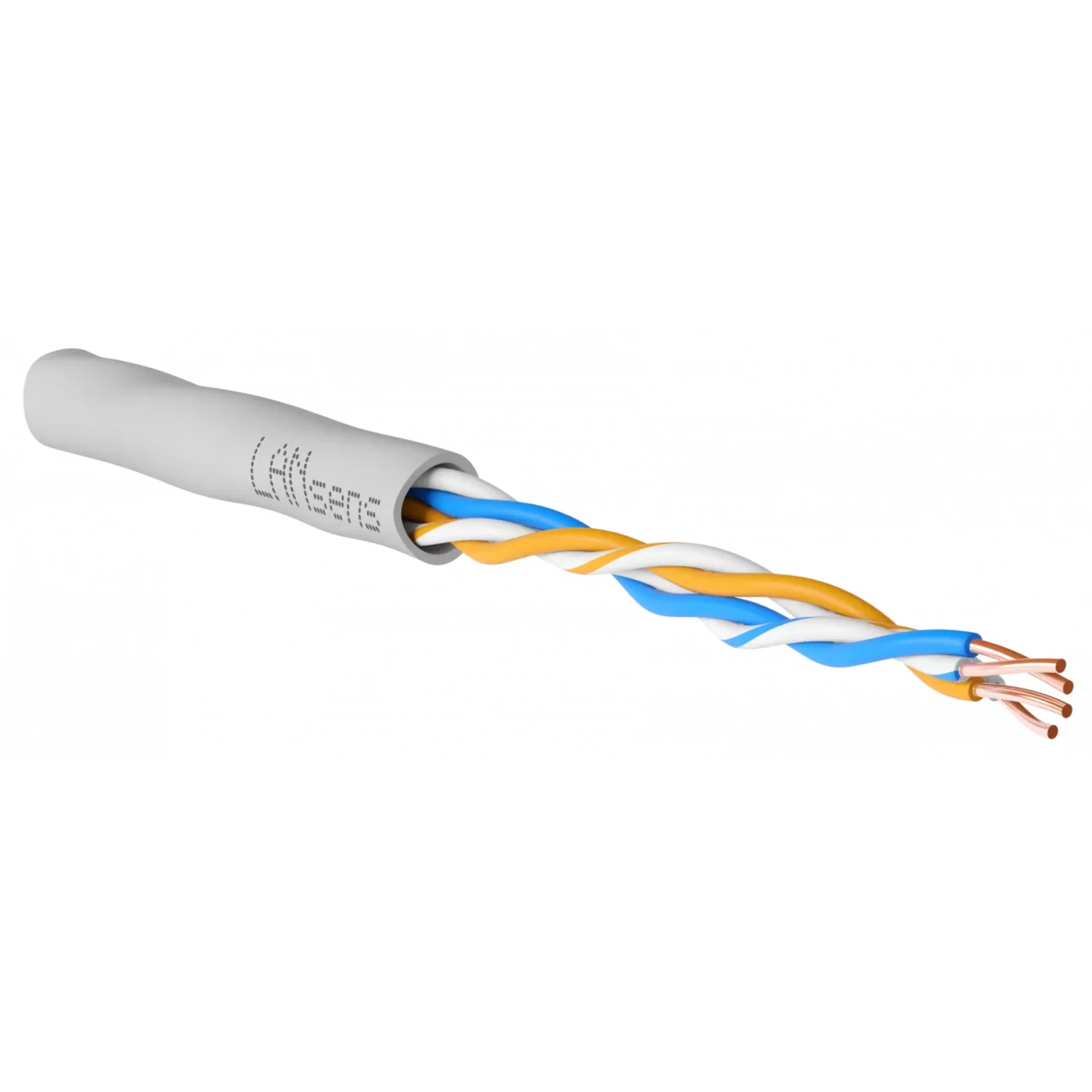 Кабель витая пара LANsens UTP, 2 пары Cat.5e, PVC, indoor, 305м