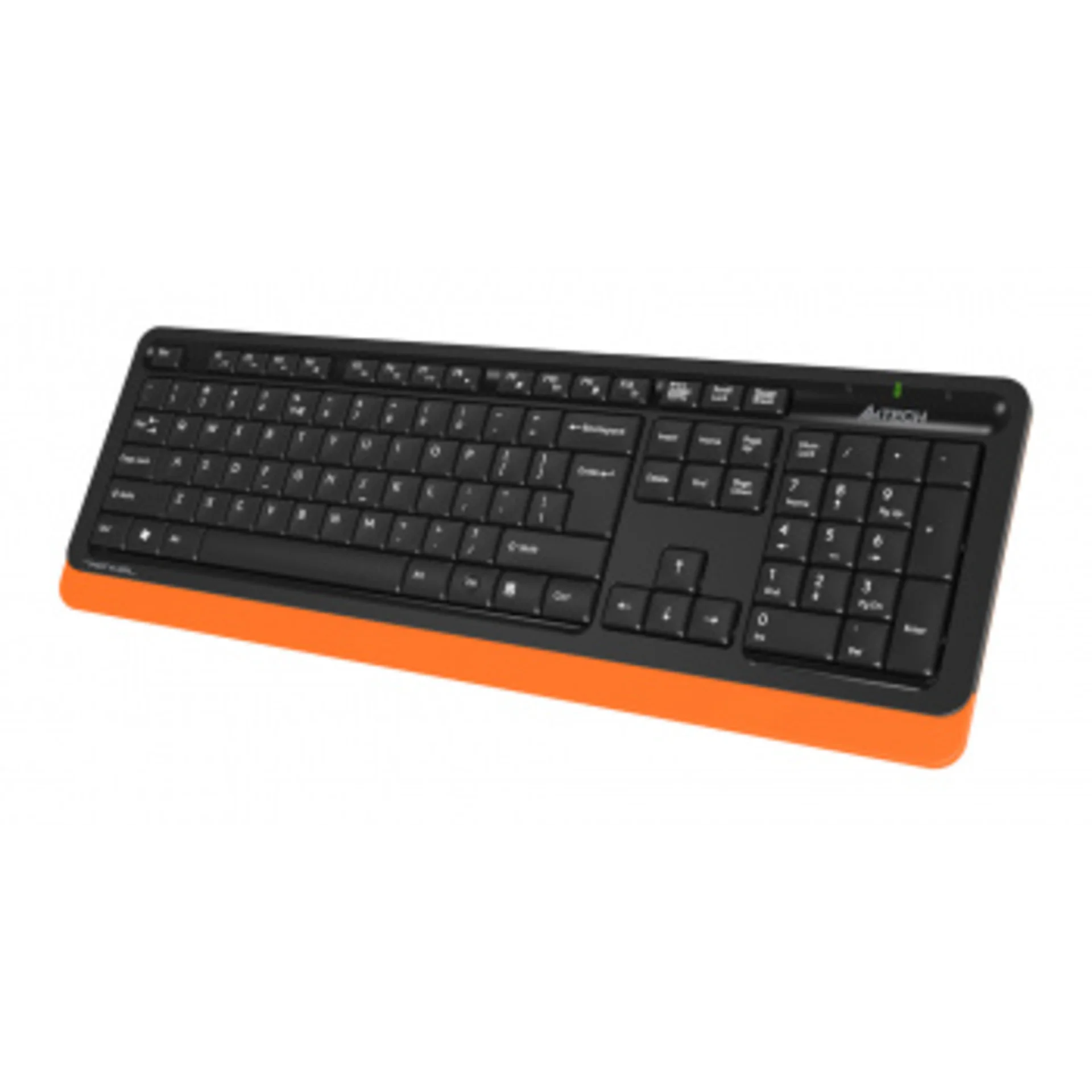 Клавиатура + мышь A4Tech Fstyler FG1010 клав:черный/оранжевый мышь:черный/оранжевый USB беспроводная Multimedia (FG1010 ORANGE)