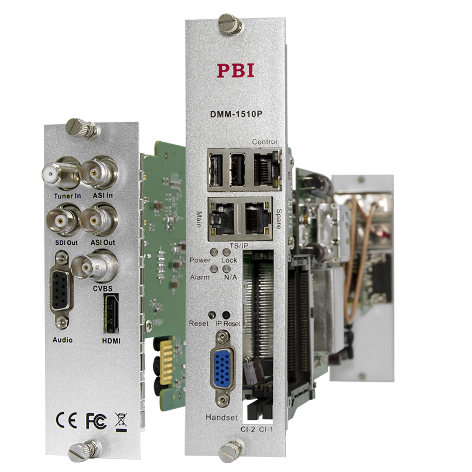 Модуль профессионального IRD приемника PBI DMM-1510P-32S2 для цифровой ГС PBI DMM-1000