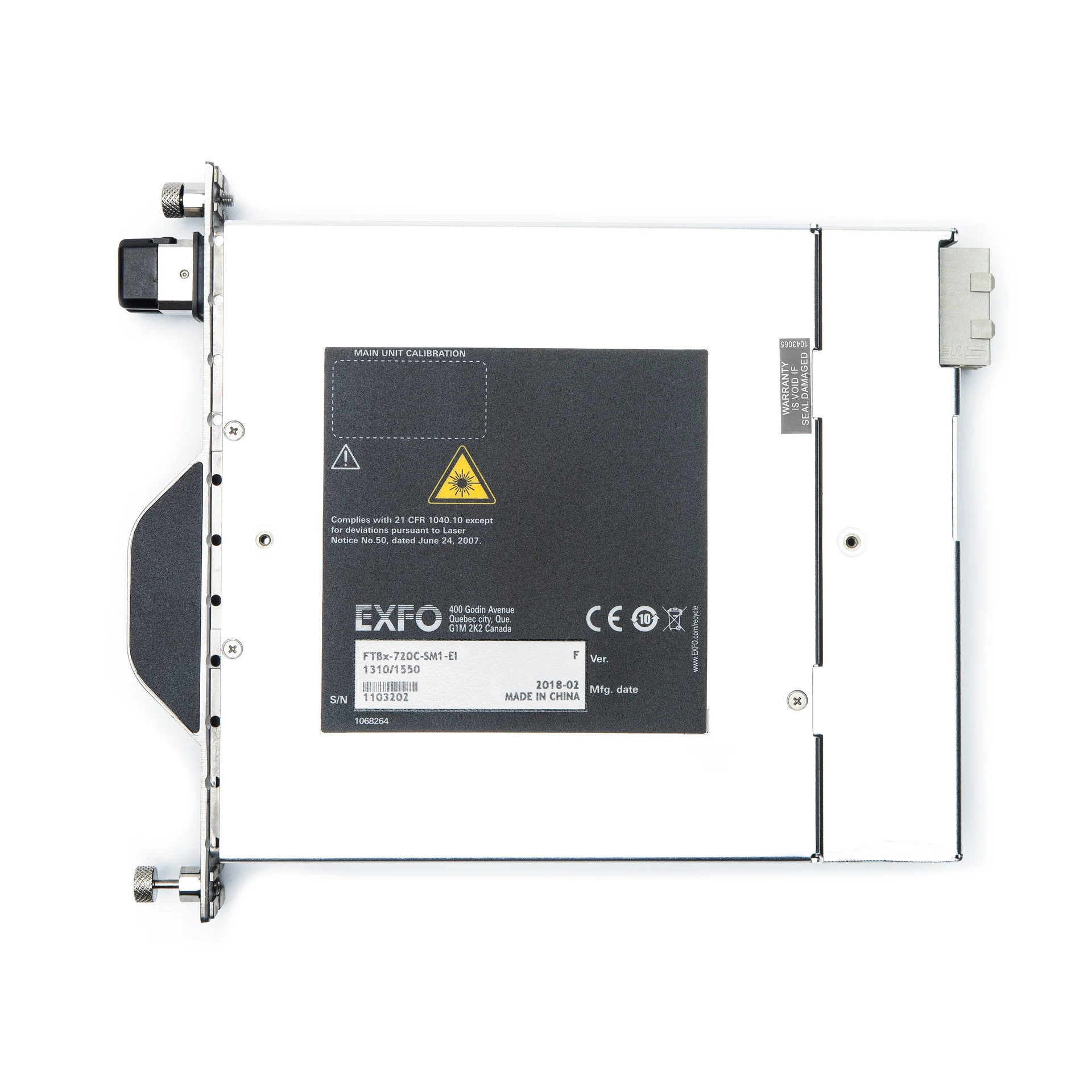 Рефлектометрический модуль FTBx-720C-SM1-EI-EUI-89