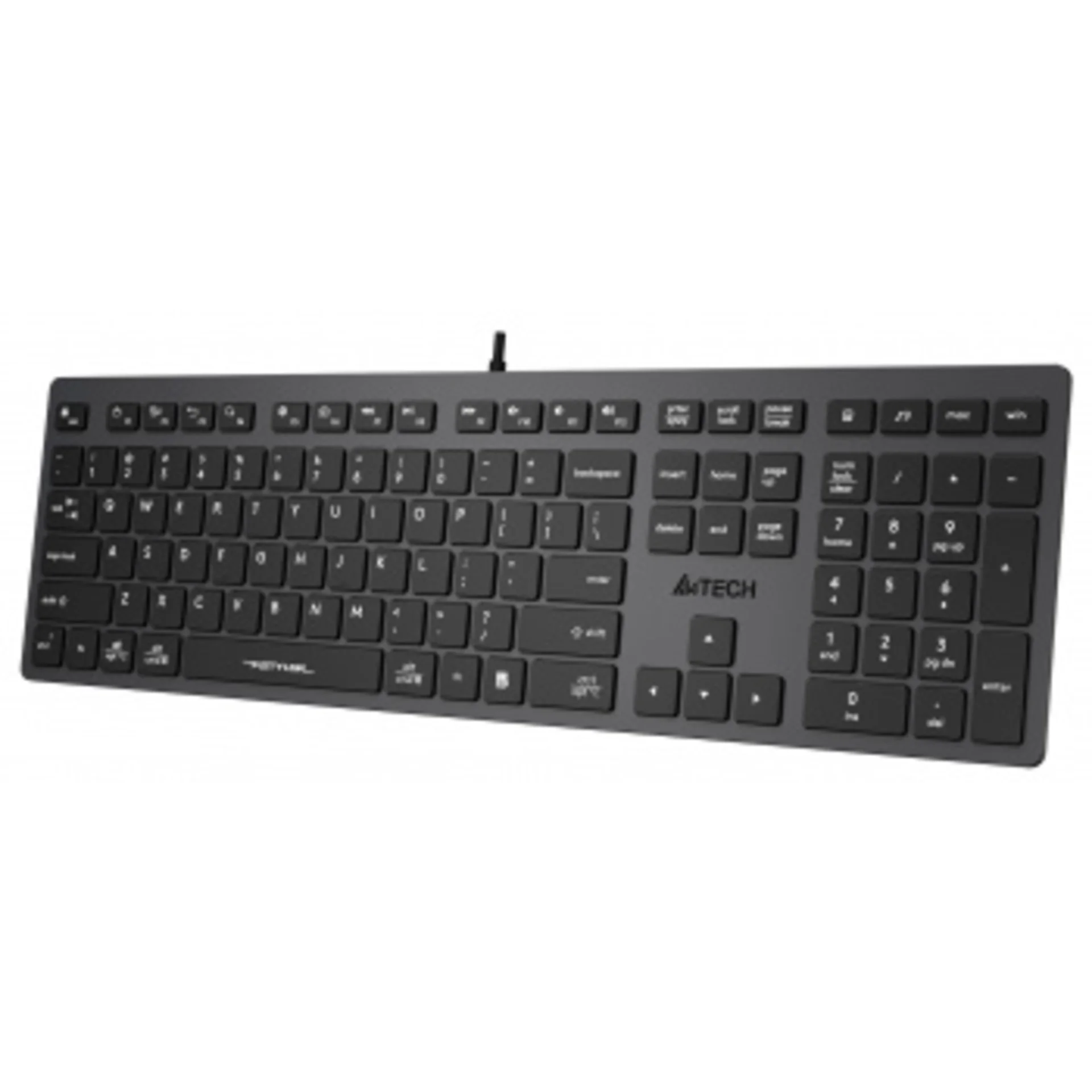 Клавиатура A4Tech Fstyler FX50 серый USB slim Multimedia (FX50 GREY)
