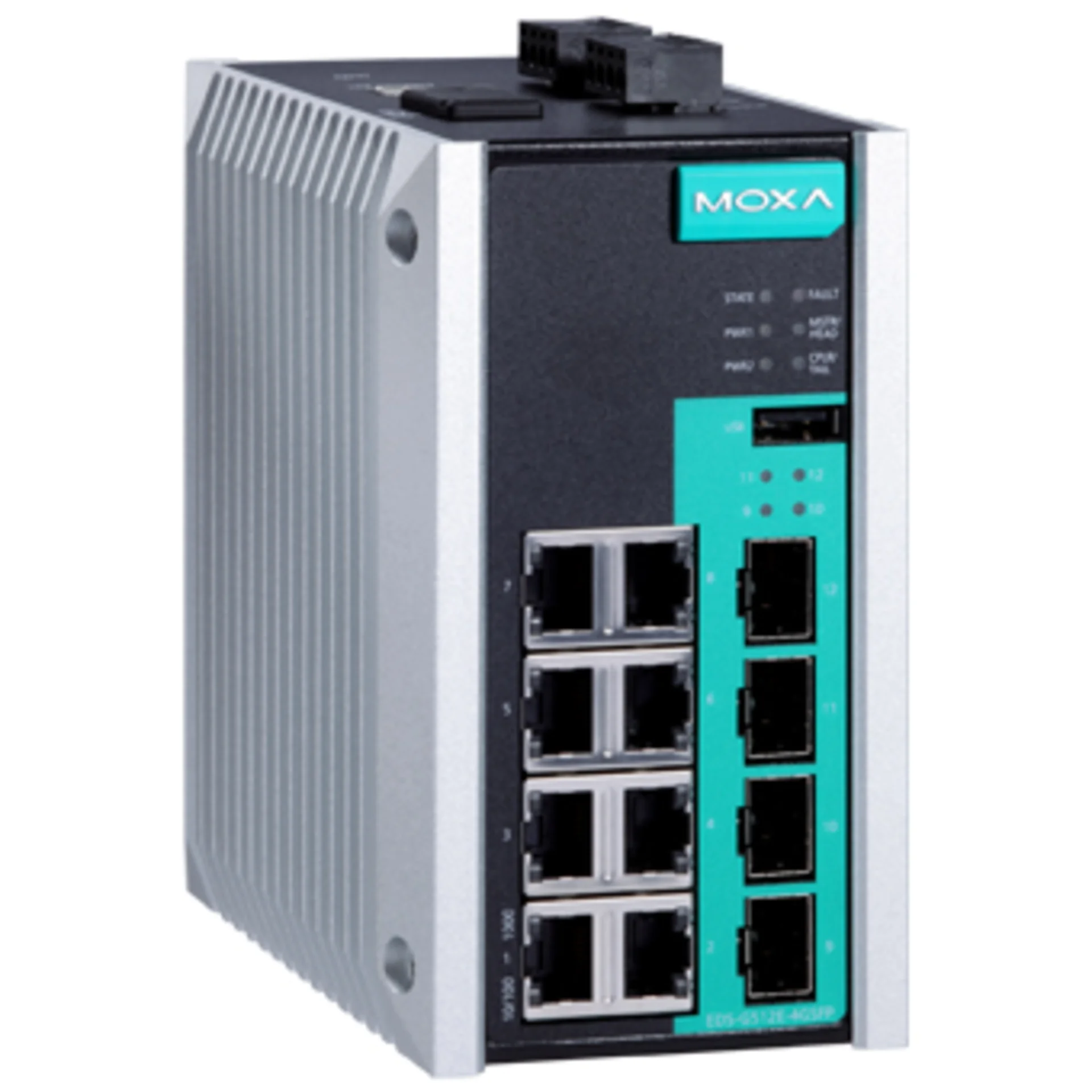 MOXA Коммутатор EDS-G512E-4GSFP-T