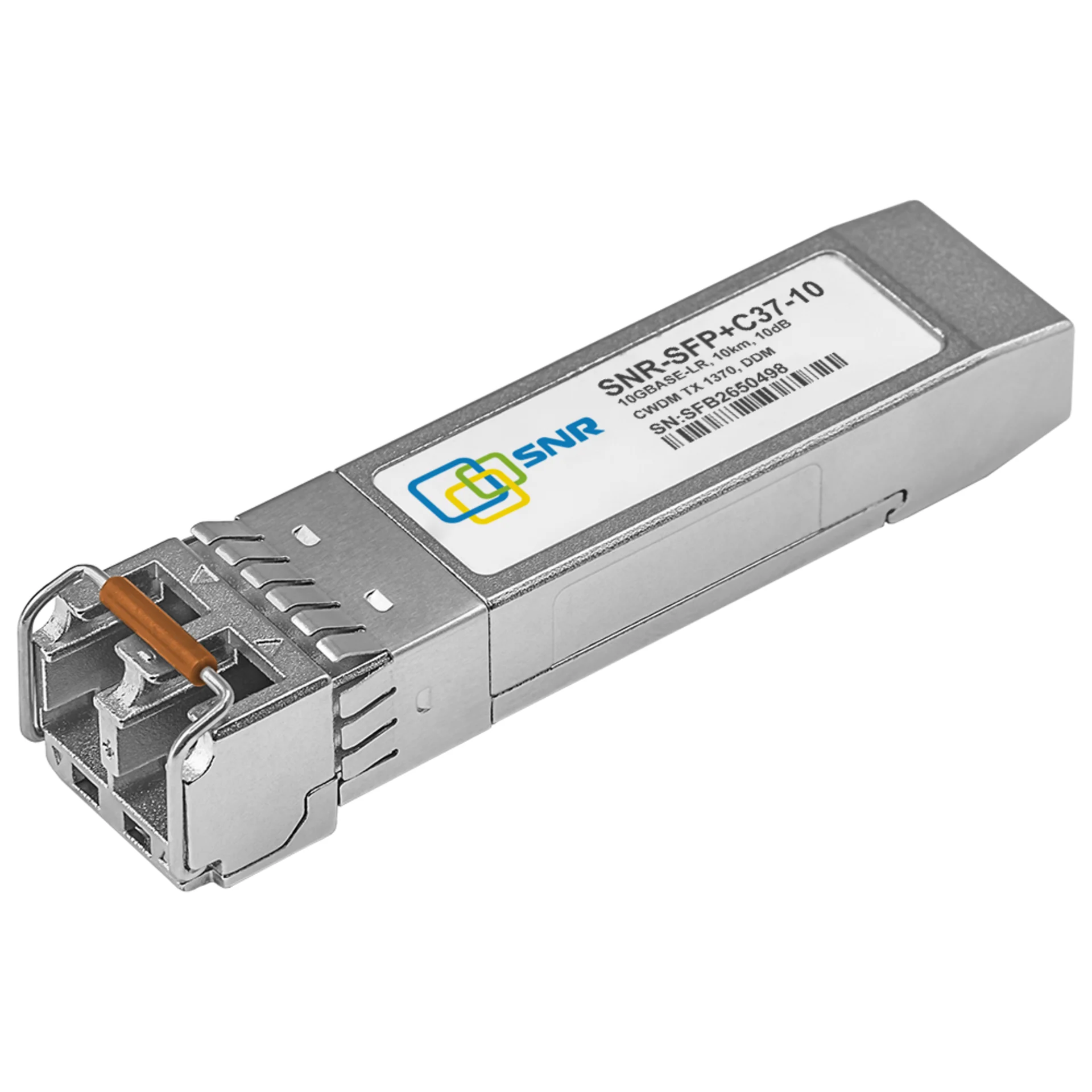 SNR SNR-SFP+C37-10 Модуль SFP+ CWDM оптический, дальность до 10км (10dB), 1370нм