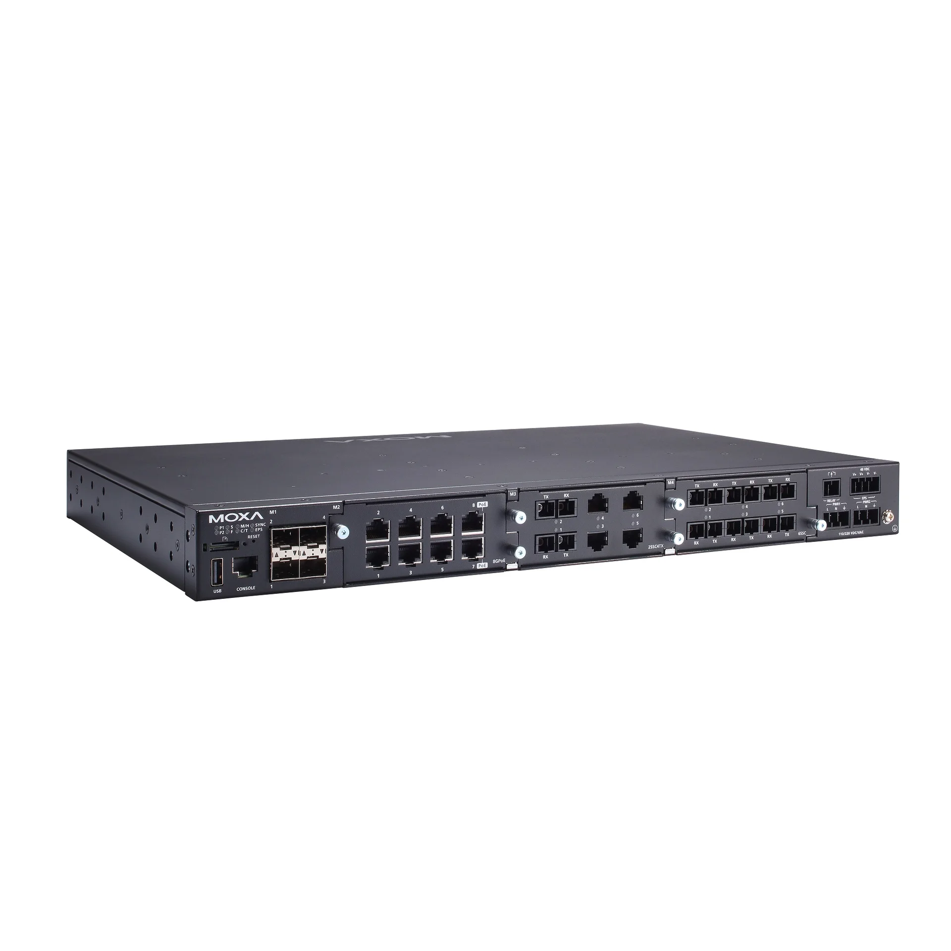 MOXA Коммутатор RKS-G4028-4GS-2HV-T