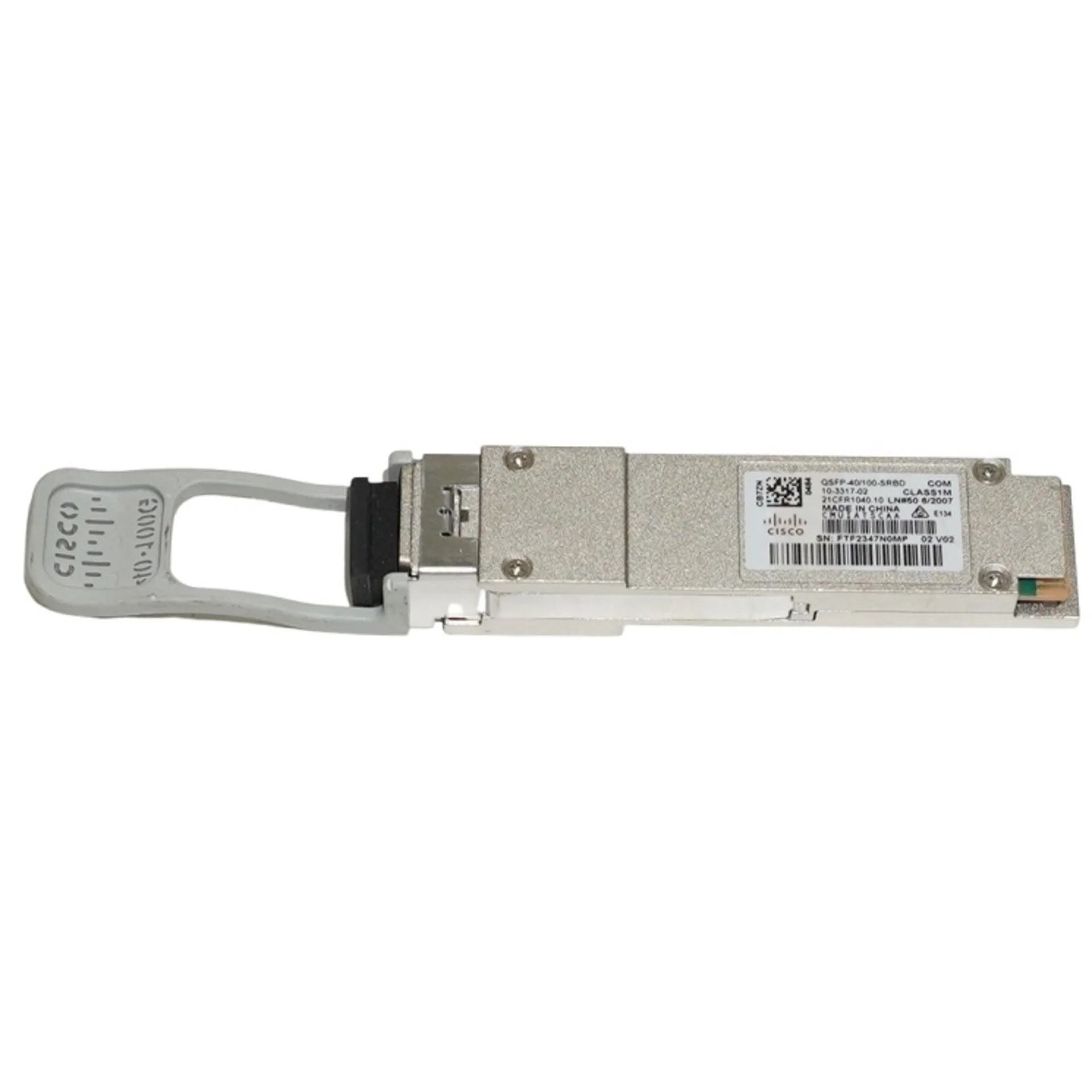 100G and 40GBASE SR-BiDi QSFP Transceiver, LC, 100m OM4 MMF