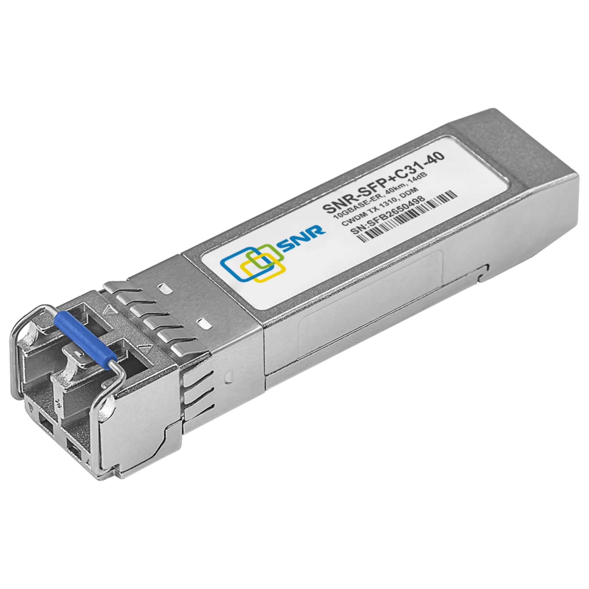 SNR SNR-SFP+C31-40 Модуль SFP+ CWDM оптический, дальность до 40км (14dB), 1310нм
