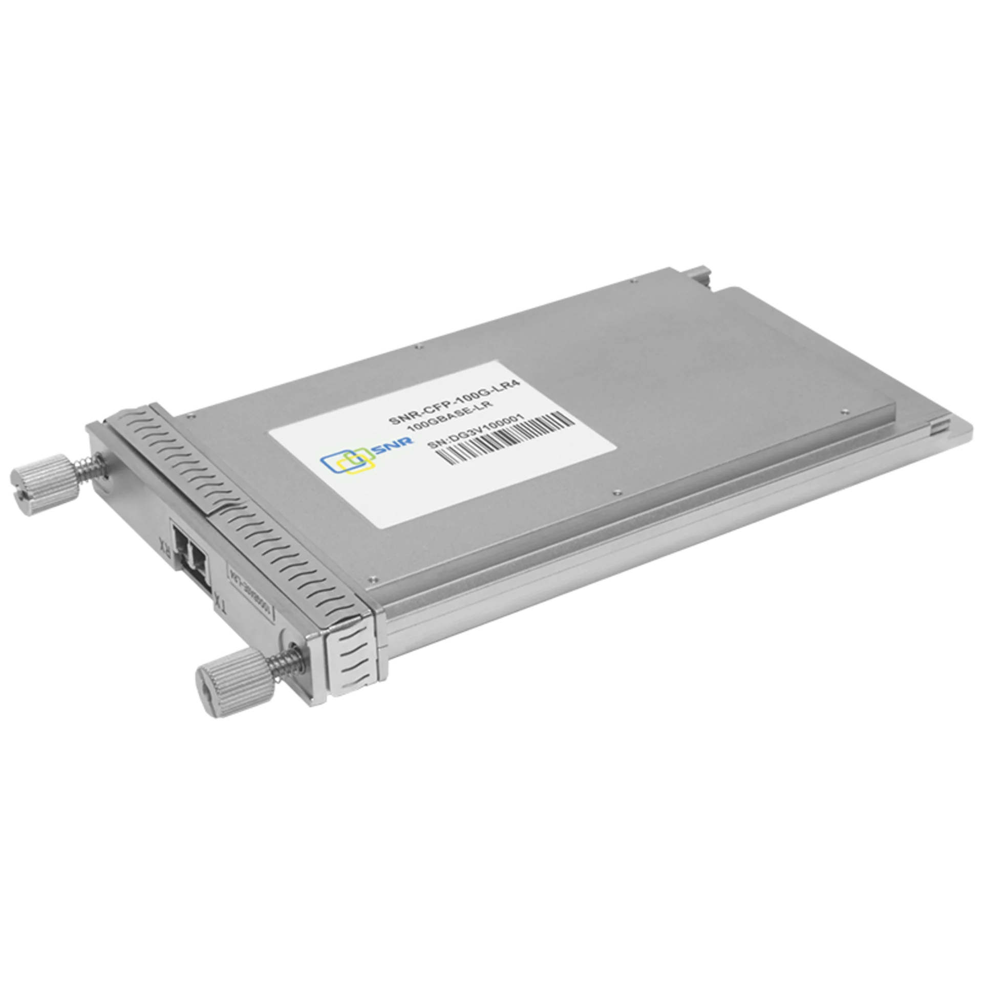 Двухволоконный модуль, CFP 100GBASE-LR4, разъем LC, дальность до 10км (6.5dB)