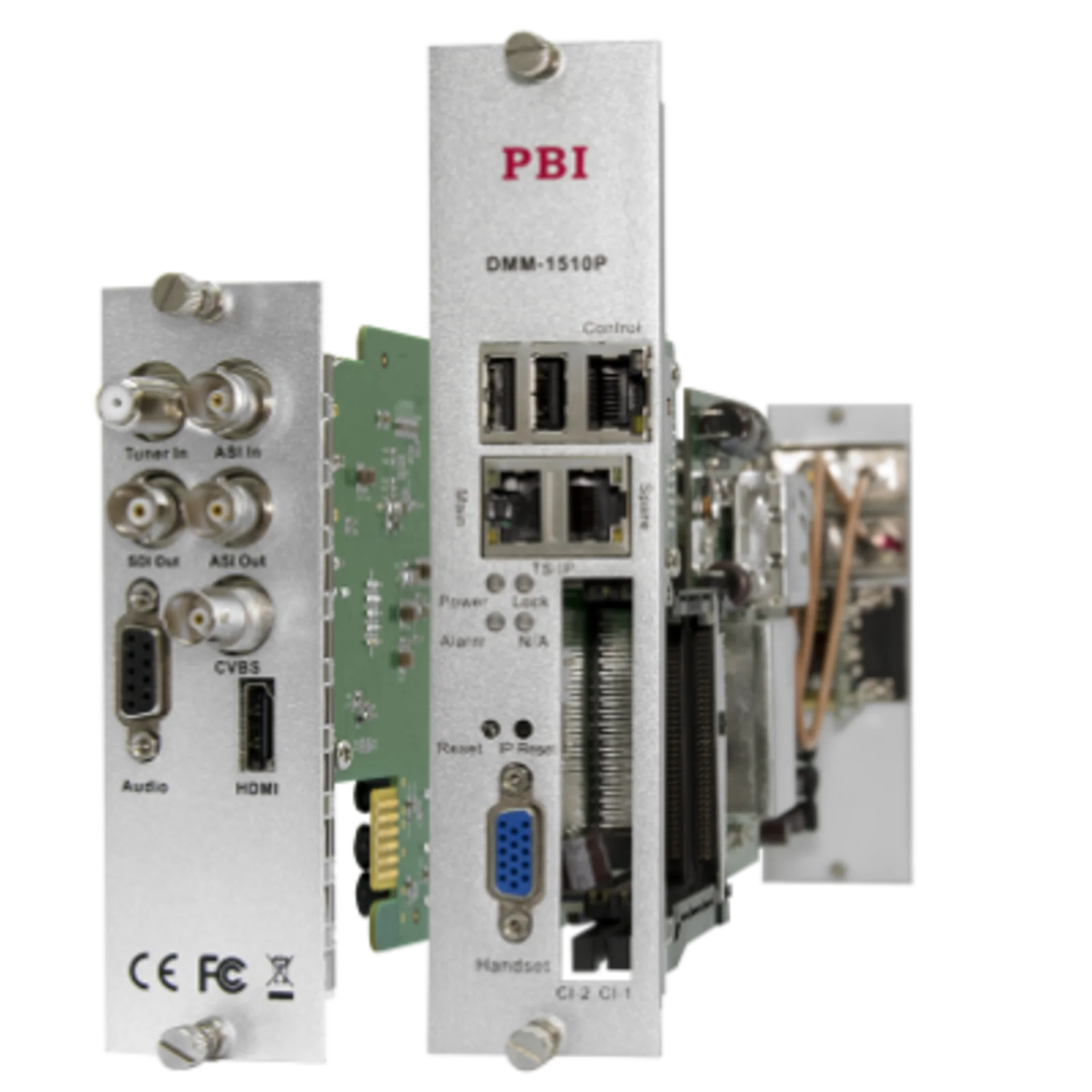 Модуль профессионального IRD приемника PBI DMM-1510P-22S2 для цифровой ГС PBI DMM-1000