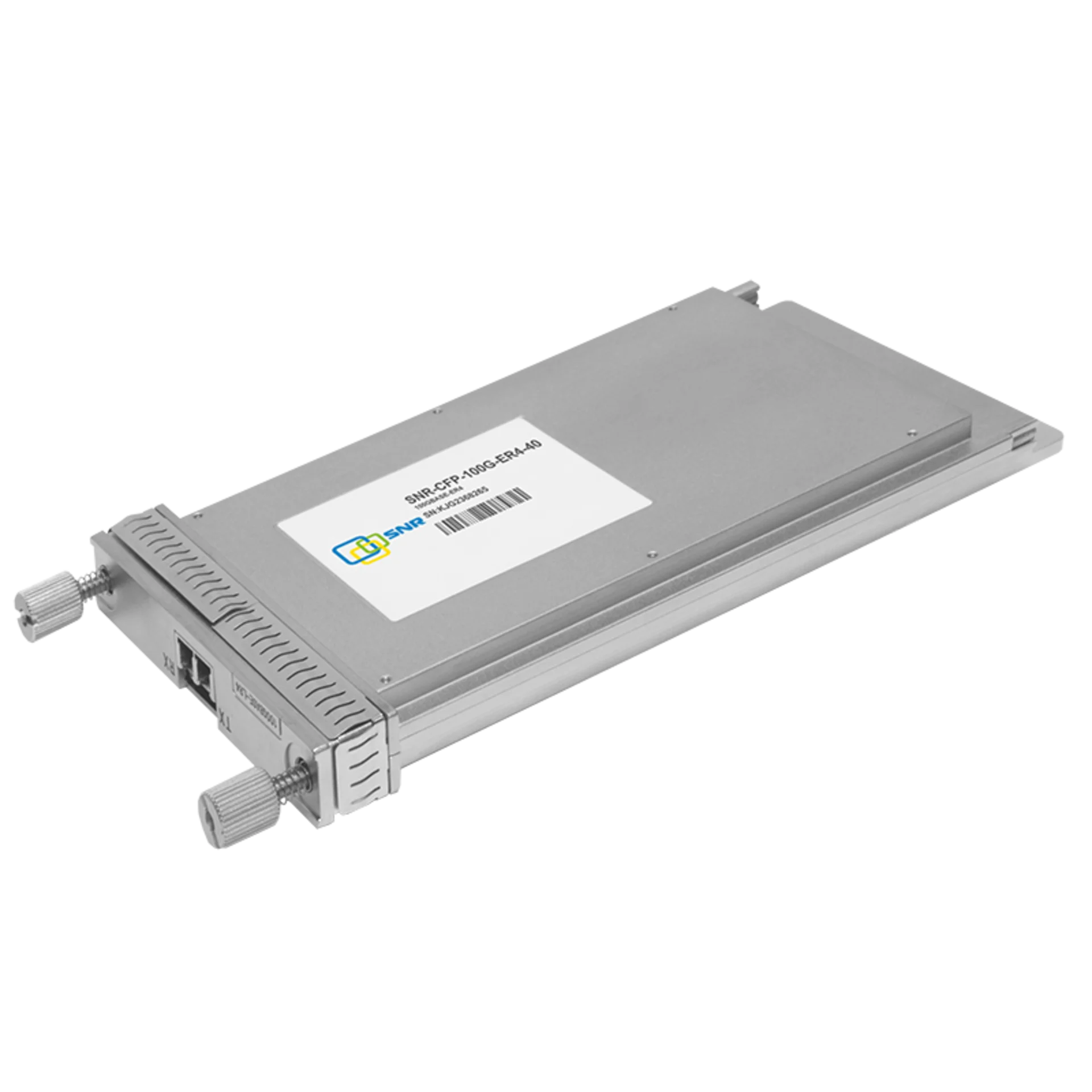 Двухволоконный модуль, CFP 100GBASE-ER4, разъем LC, дальность до 40км (18dB)