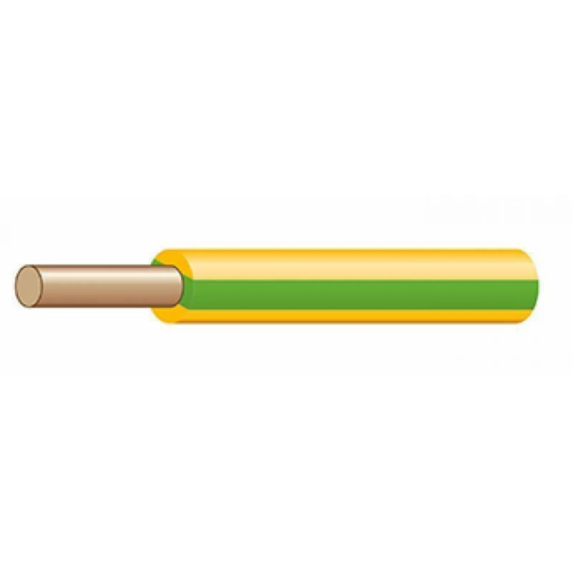 Провод РЭК-PRYSMIAN 0601050301, ПуВнг(А)-LS 1×2.5, 450/750В, желтый/зеленый