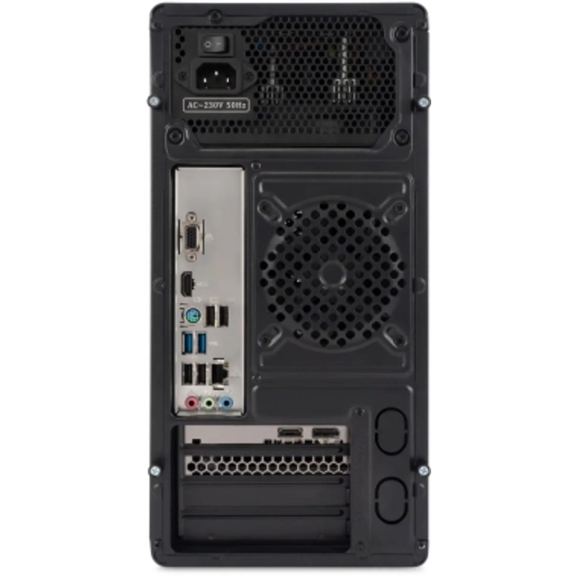ПК IRU Tactio 310H6SEA MT i5 14400F (2.5) 32Gb SSD512Gb RTX5050 8Gb без ОС GbitEth 500W черный (RUS)