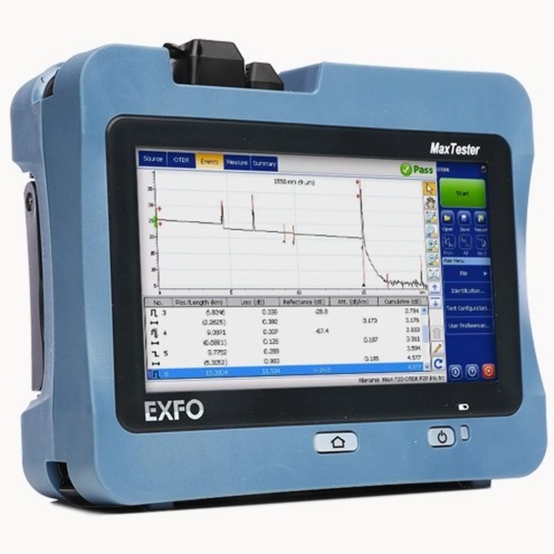 Оптический рефлектометр EXFO MAX-720C-SM1-XX (1310/1550нм, 36/35дБ)