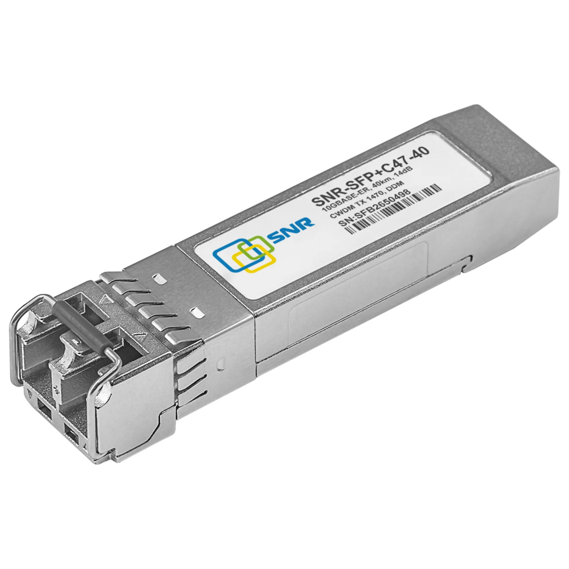 SNR SNR-SFP+C47-40 Модуль SFP+ CWDM оптический, дальность до 40км (14dB), 1470нм