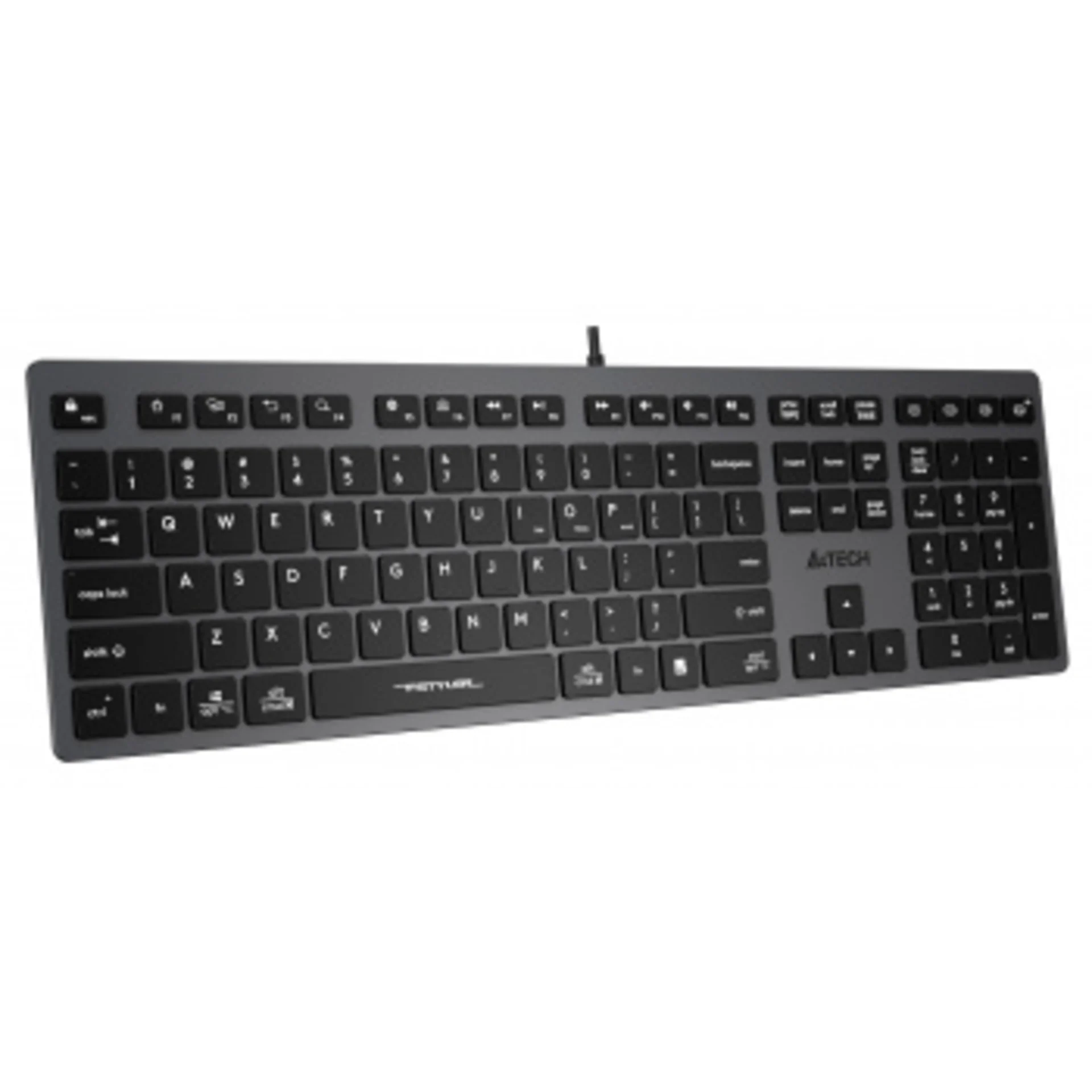 Клавиатура A4Tech Fstyler FX50 серый USB slim Multimedia (FX50 GREY)