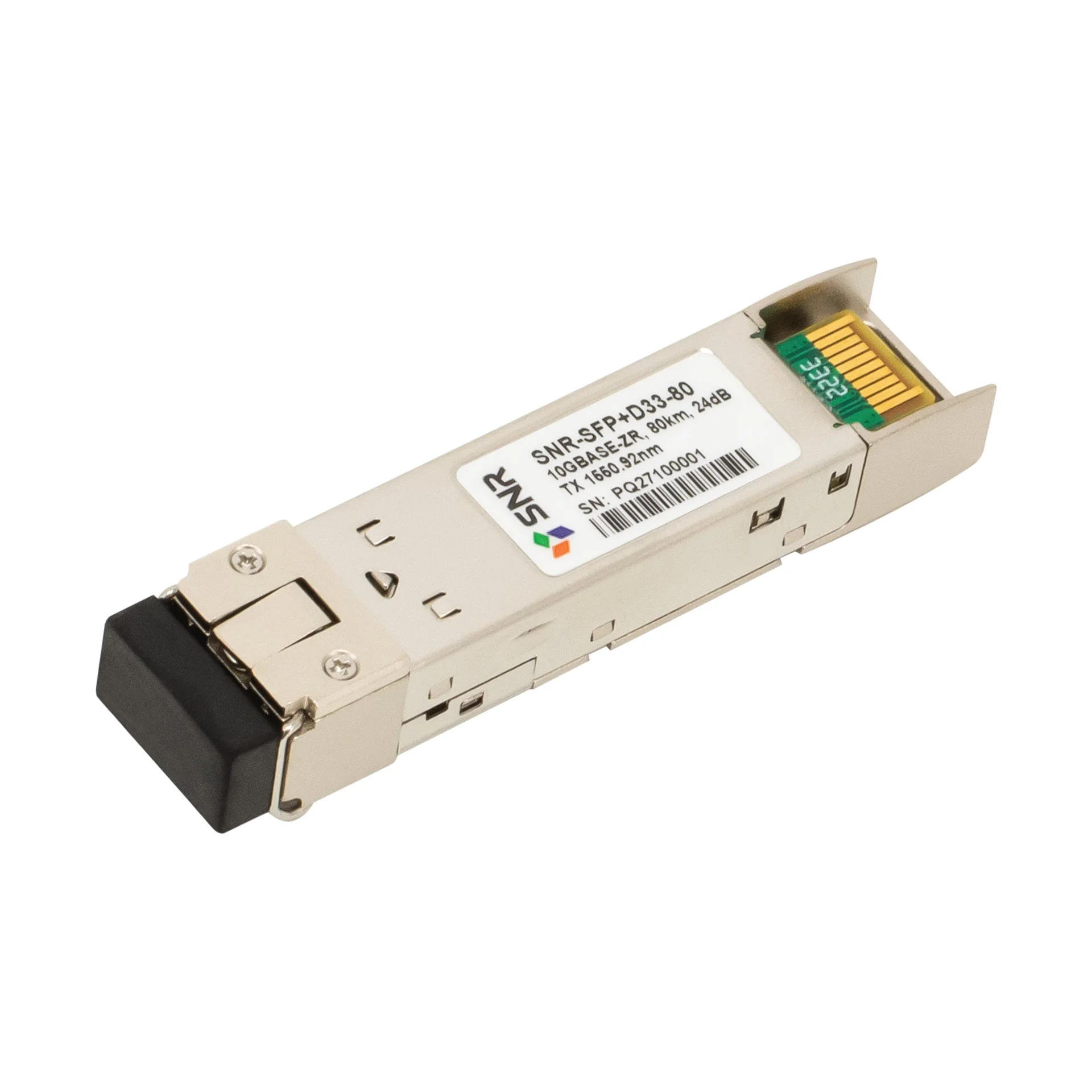 SNR-SFP+D33-80 Модуль SFP+ DWDM оптический, дальность до 80км (24dB), 1550.92нм