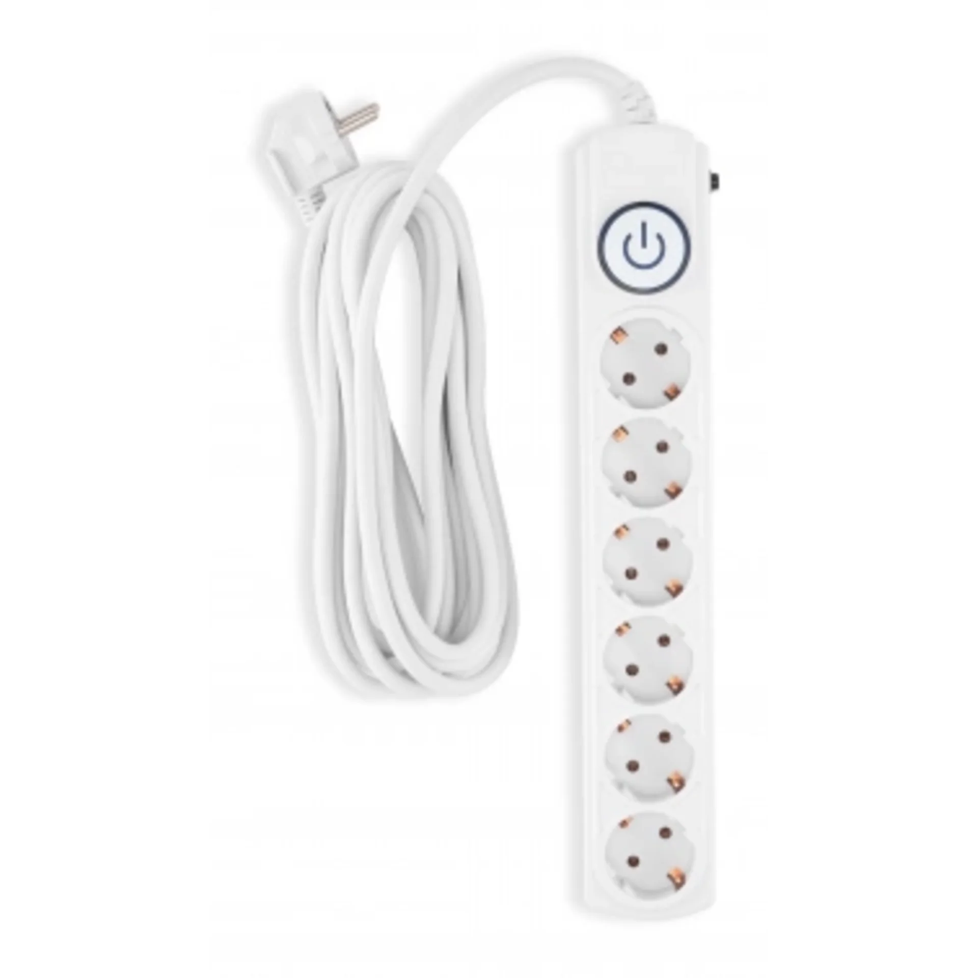 Сетевой фильтр Ippon BK-6-EU-5-16-W 5м (6 розеток) белый (коробка)