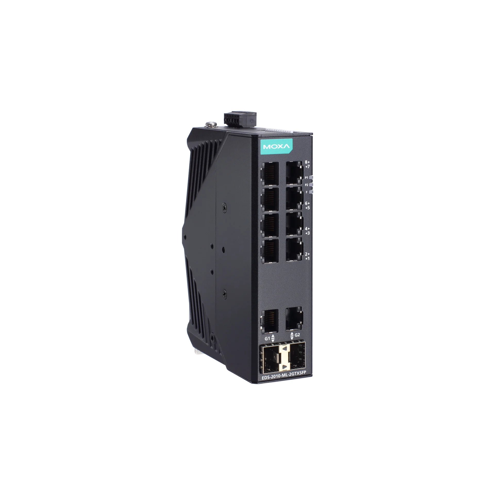 Неуправляемый коммутатор EDS-2010-ML-2GTXSFP, 8 х 10/100BaseT(X), 2 x 10/100/1000BaseT(X) или 100/1000BaseSFP