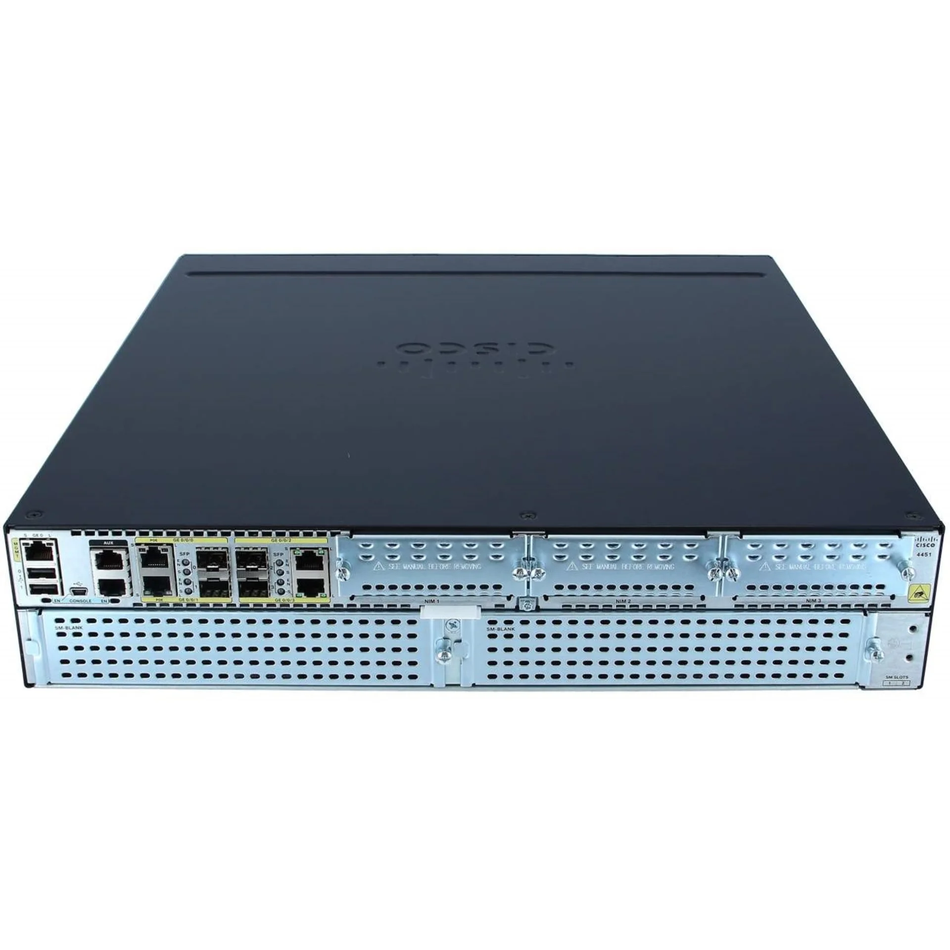 Маршрутизатор Cisco ISR4451-X/K9 ISR 4451 (4GE,3NIM,2SM,8G FLASH,4G DRAM)