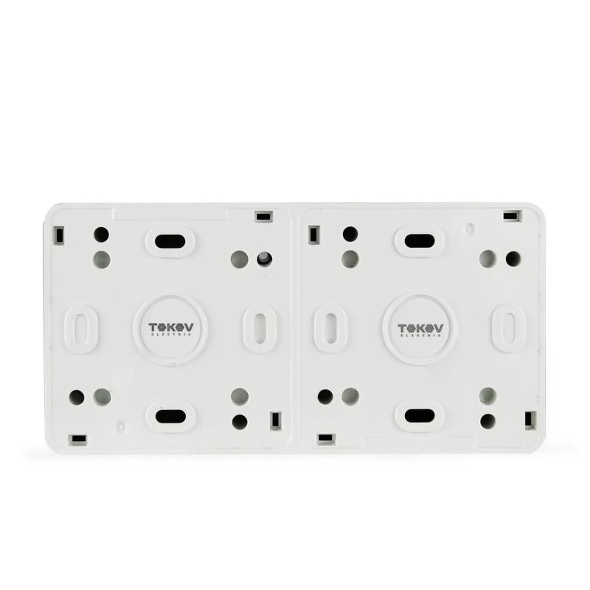 Блок ОП Nix (розетка 16А 250В с заземл. 1-кл. выкл. 10А) IP54 бел. TOKOV ELECTRIC TKE-NX-V1RZ-C01T-I