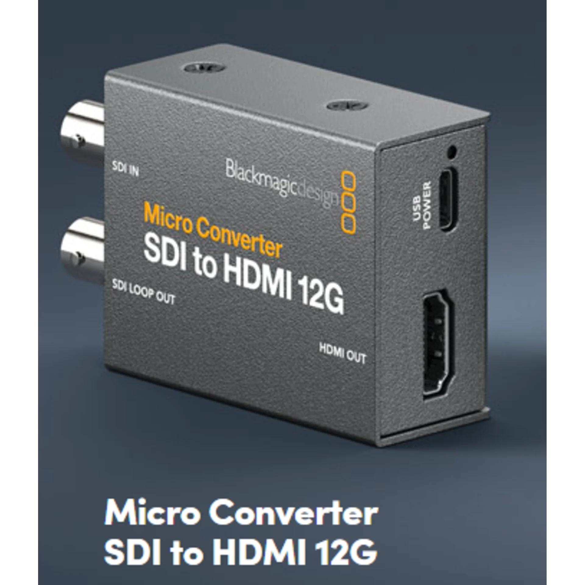 Конвертер Blackmagic Design BMD-CONVCMIC-SH12G, SDI→HDMI, 12G, 4K