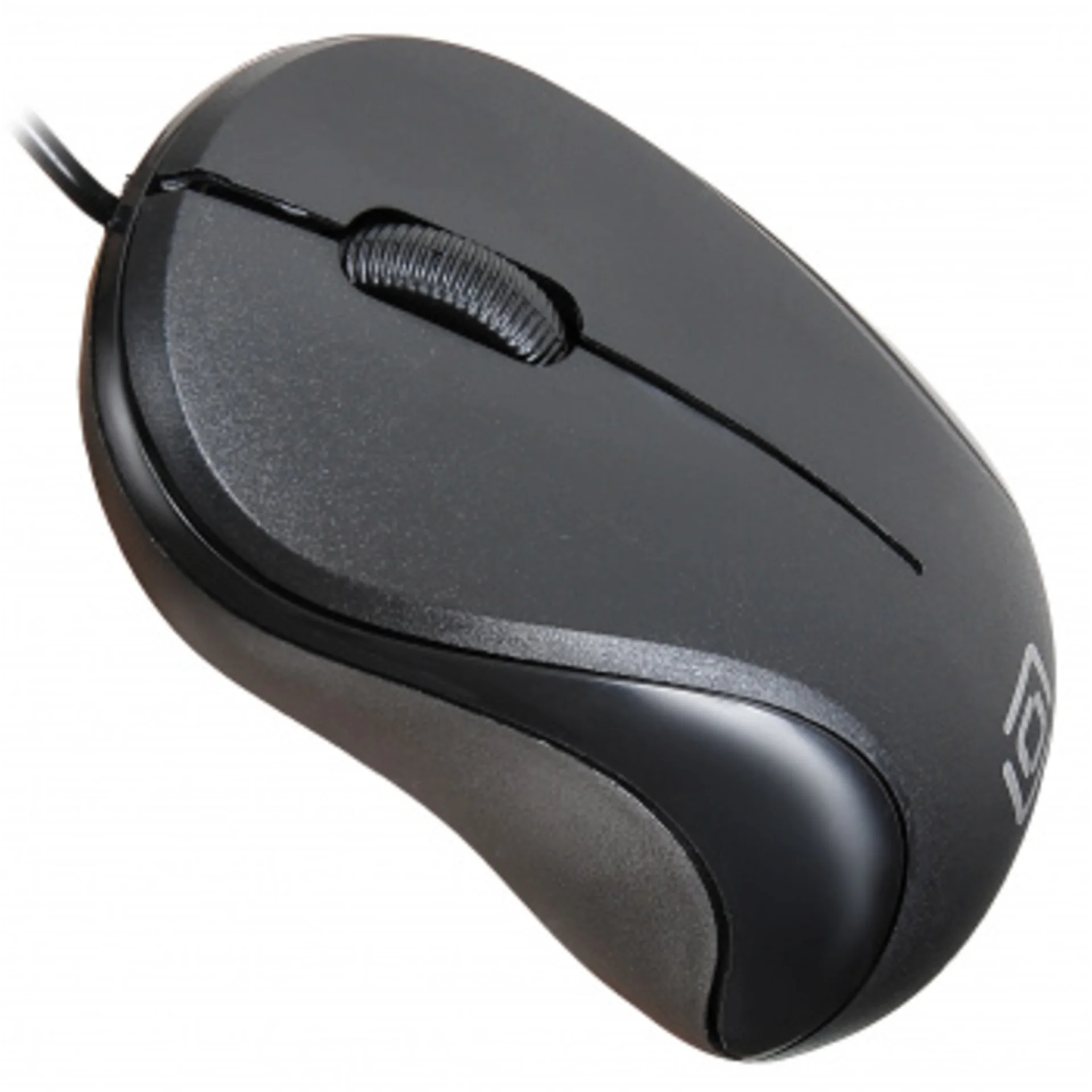 Мышь Оклик 115S черный оптическая (1200dpi) USB для ноутбука (3but)