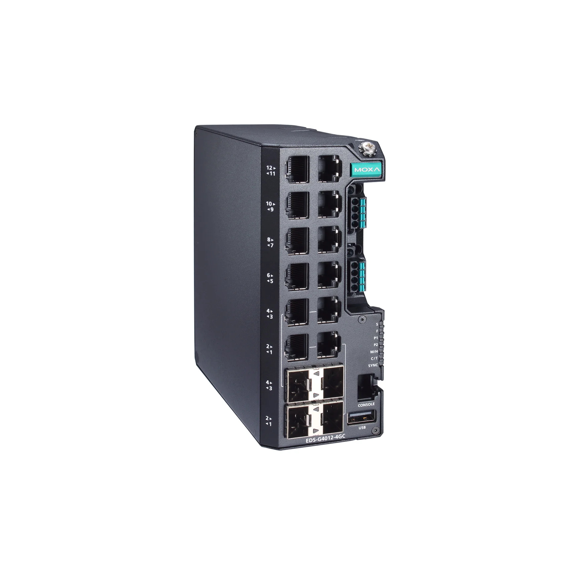 MOXA Коммутатор EDS-G4012-4GC-HV