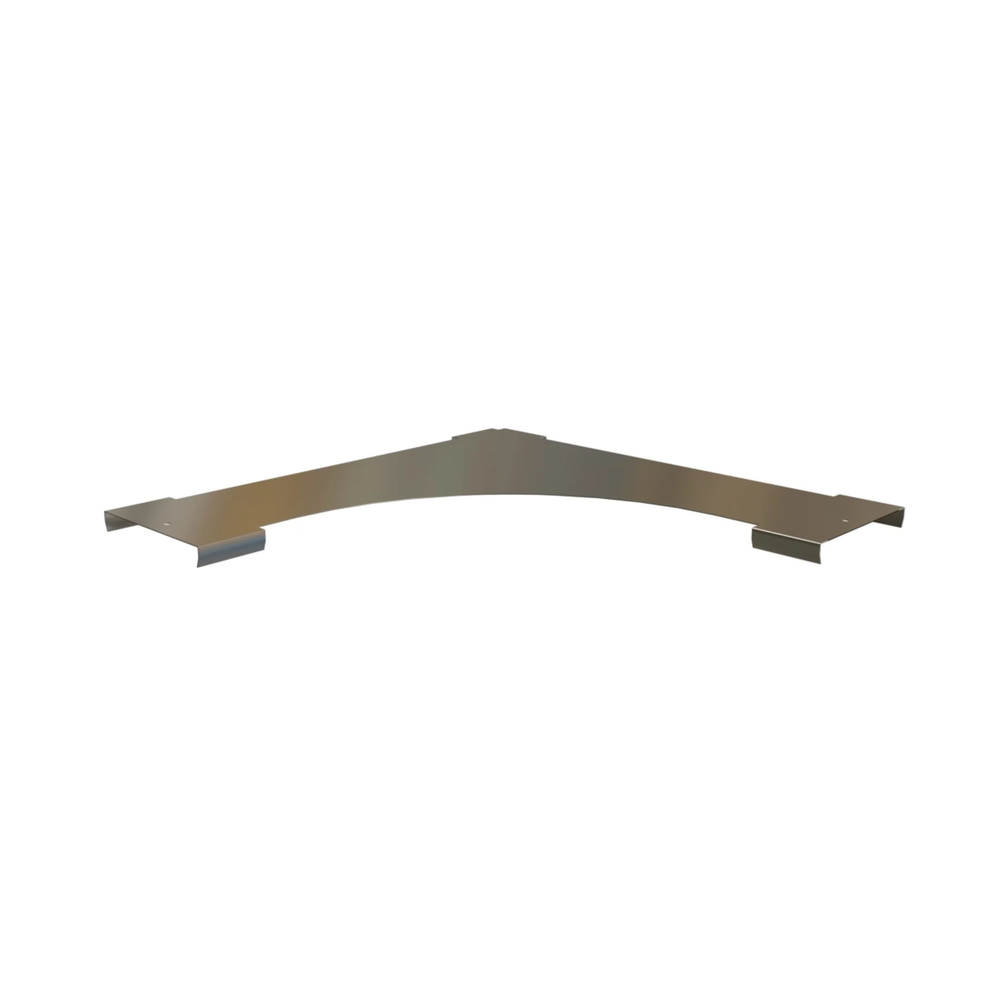 Hyperline RST-CAH90-200-15-0,8-R100-SZ Крышка угла 90° горизонтального плавного  200x15 R100-0,8 мм