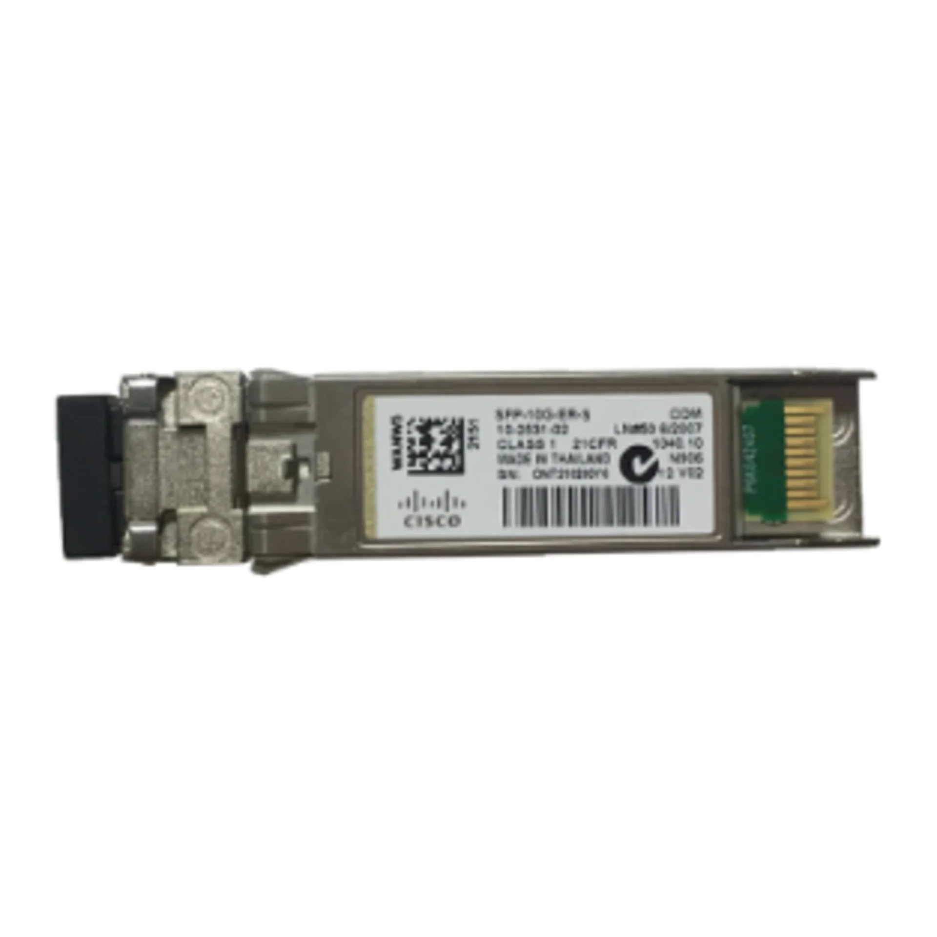 Cisco S-Class 10GBASE SFP+ Modules Data Sheet, SFP-10G-ER-S