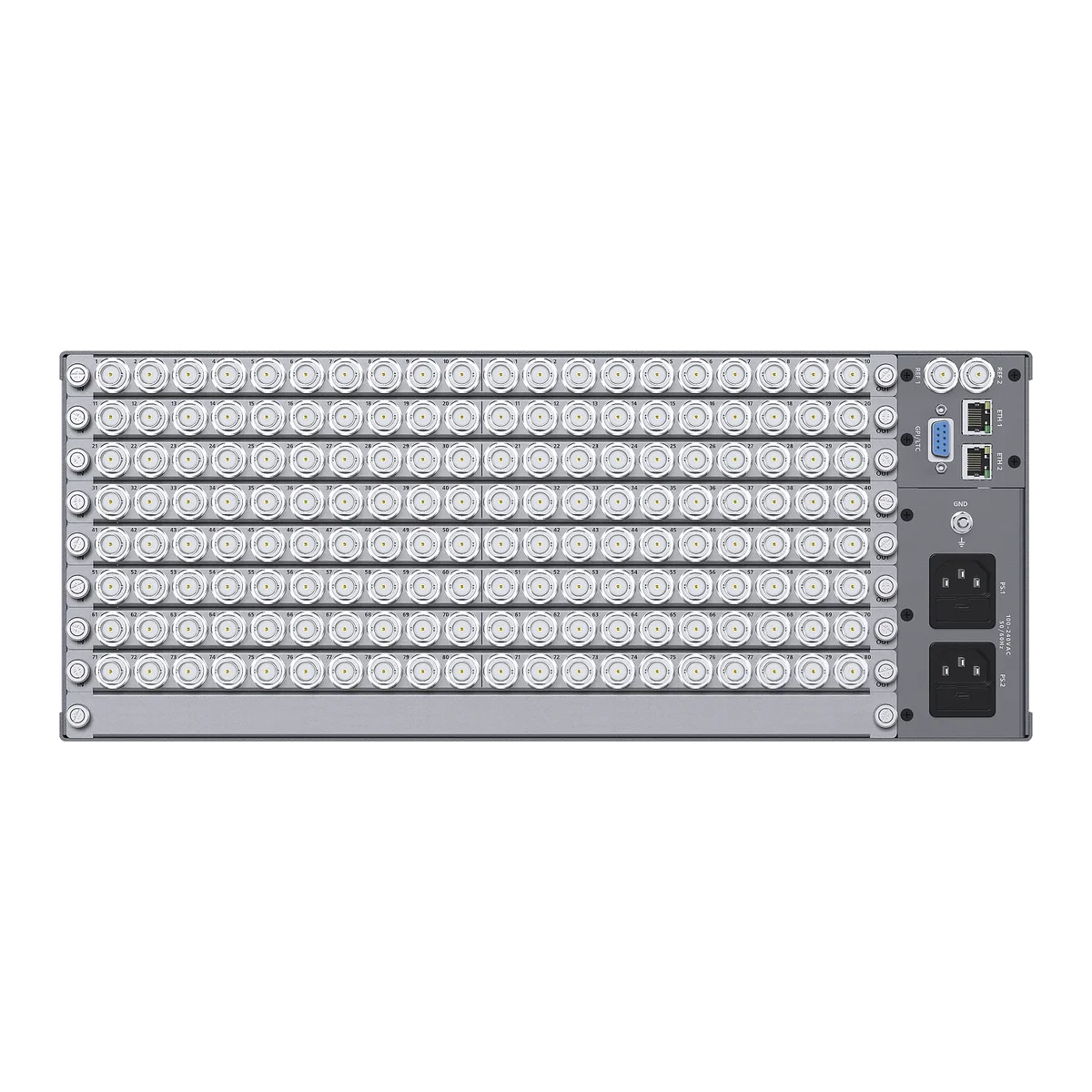 Матричный коммутатор 80х80 для 3G/HD/SD-SDI видеосигналов Les KV-8080HD