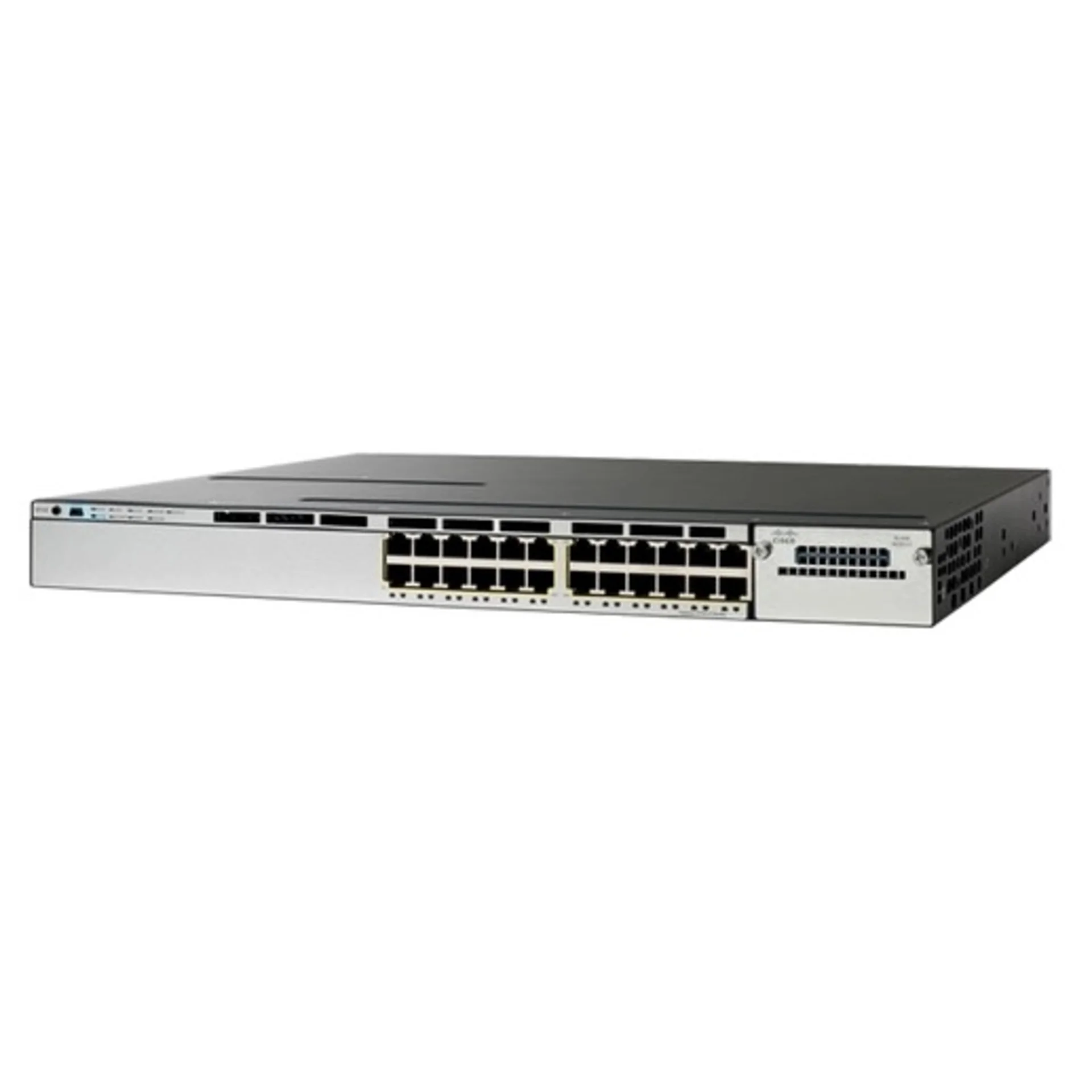 Коммутатор Cisco Catalyst WS-C3750X-24T-L, 24 x 10/100/1000, 1 x 3KX-NM, LAN Base
