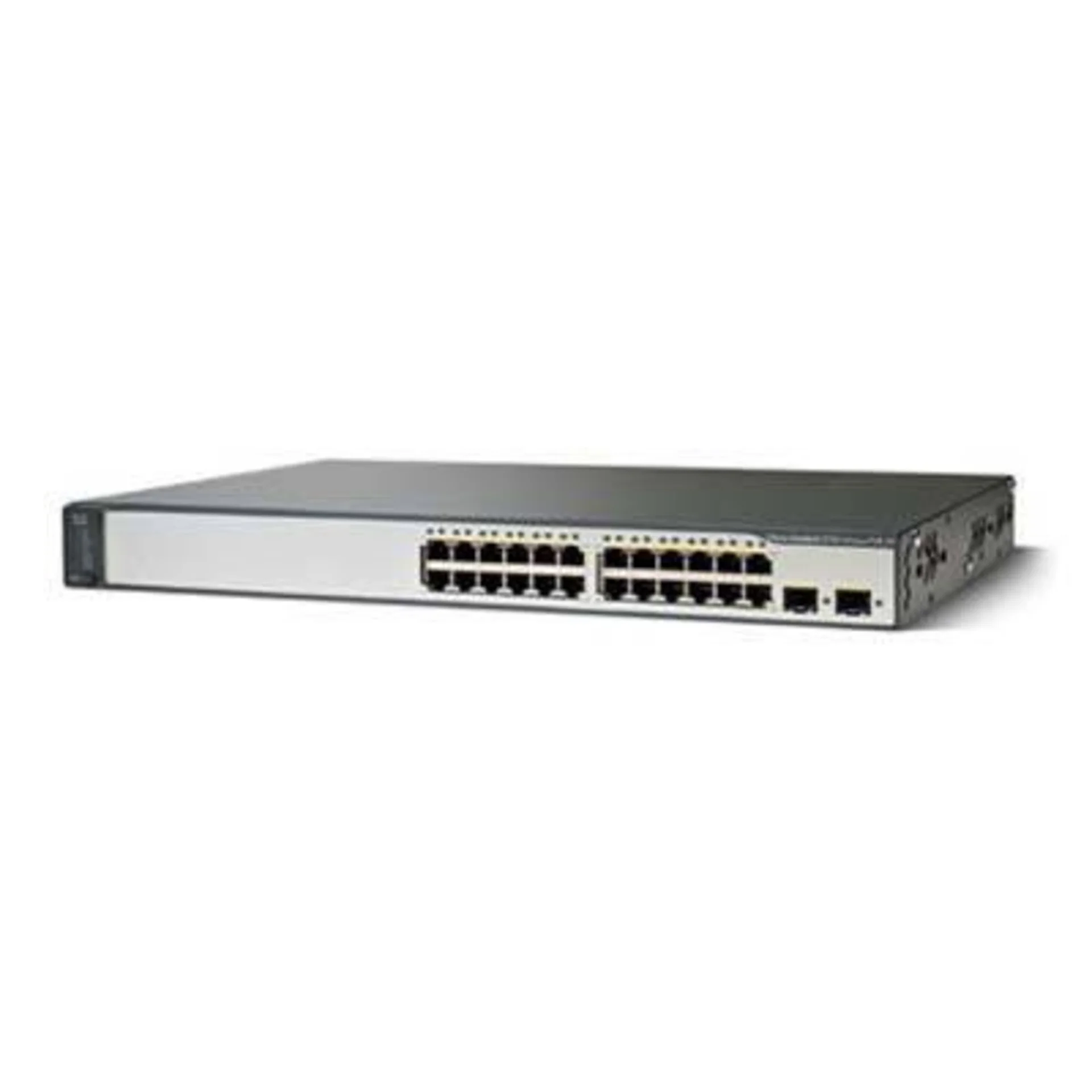 Коммутатор Cisco Catalyst WS-C3750V2-24TS-S Б/У (без упаковки) 10/100 BaseT,24 порта 10/100BASET + 2 порта SFP (Gigabit)