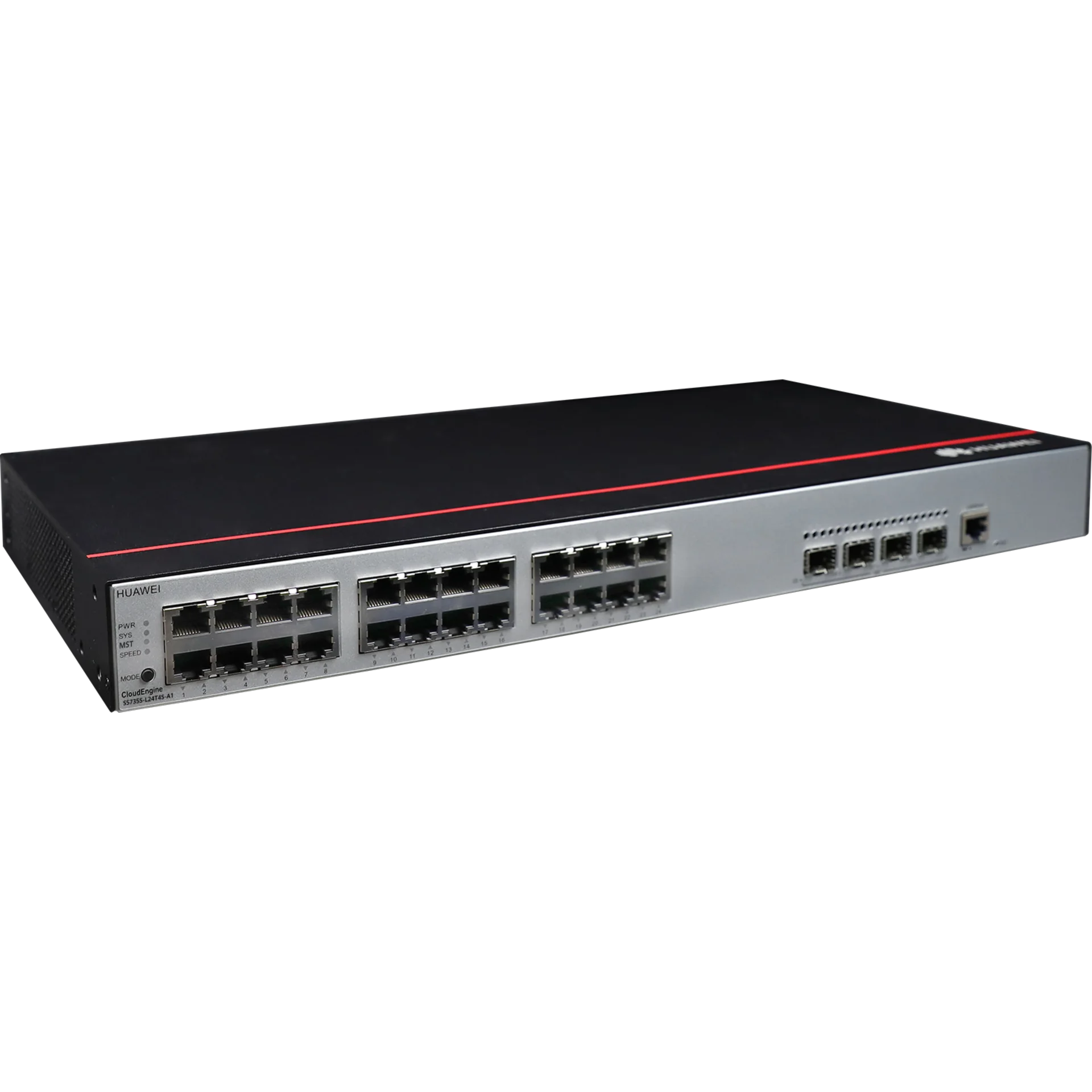 Коммутатор Huawei S5735-L24T4S-A1 98011306 (L2+) 24x1Гбит/с 4SFP управляемый