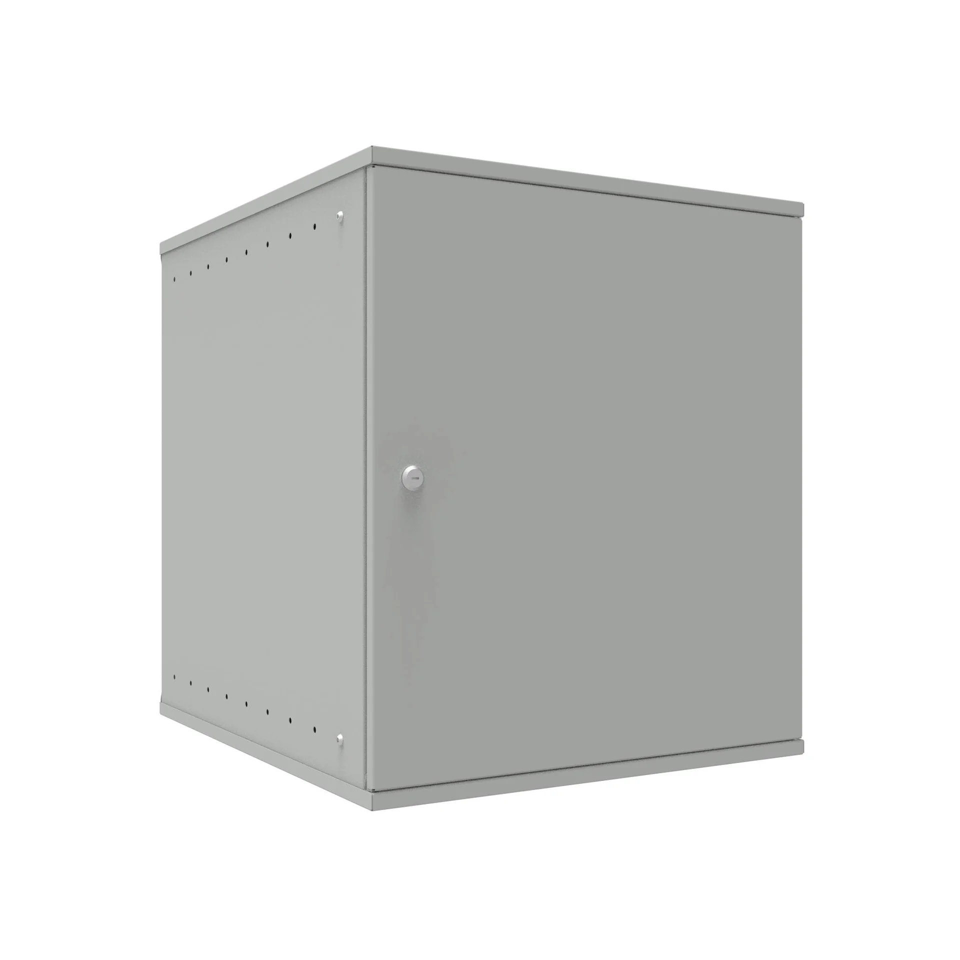 Шкаф телекоммуникационный настенный 12U, 523х600х599мм серия LITE (металлическая дверь)