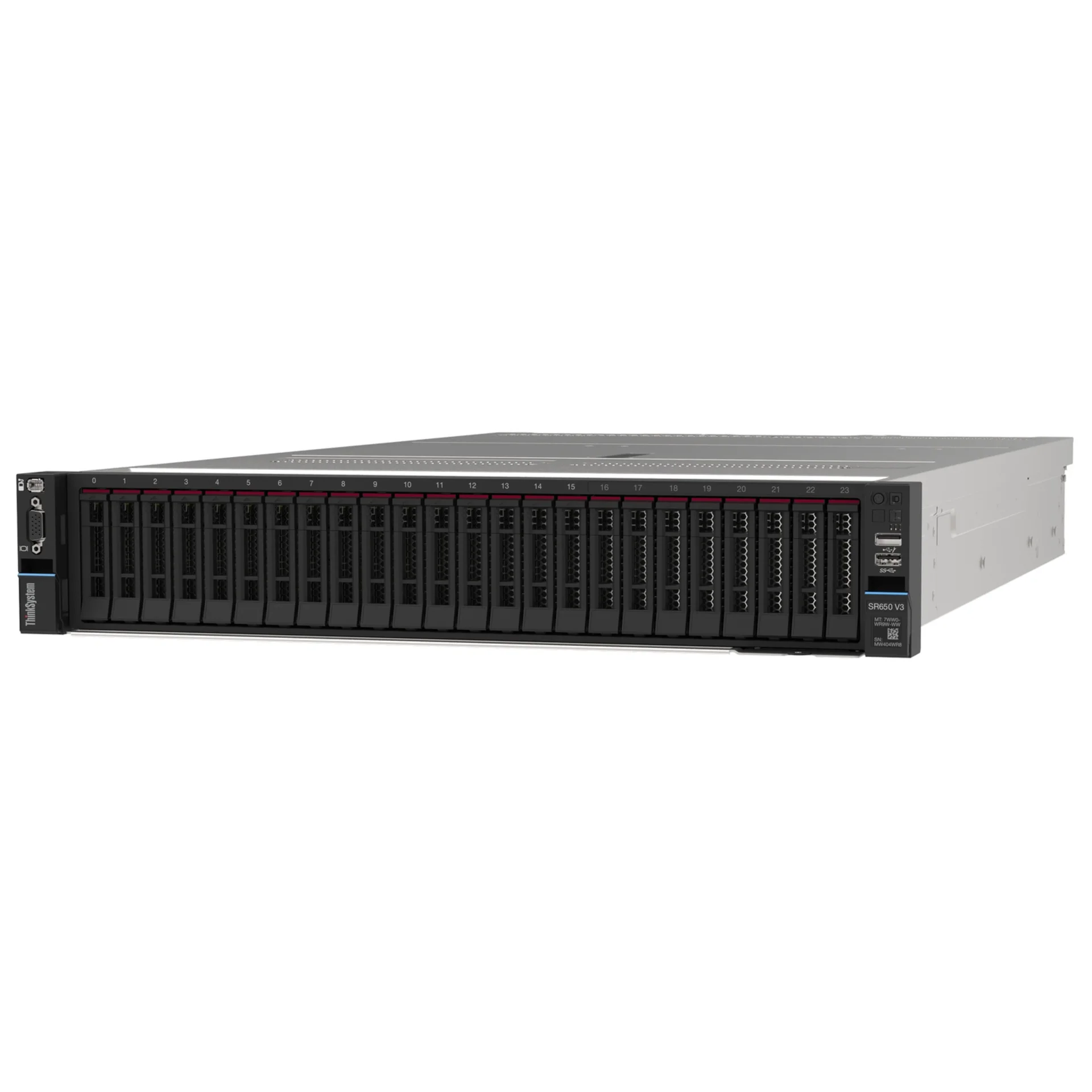 Серверная платформа Lenovo ThinkSystem SR650 V3, 2U, 24x2.5, Rails