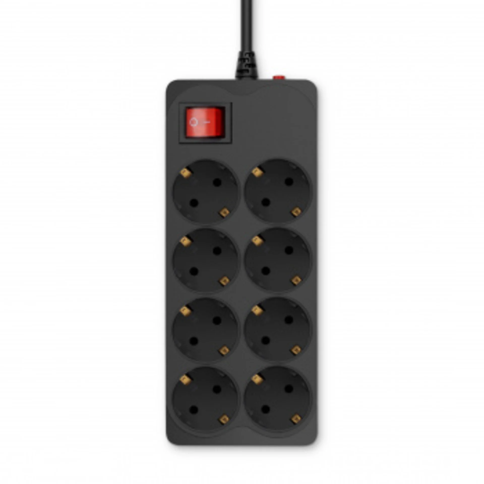 Сетевой фильтр Buro 800SH-5-B 5м (8 розеток) черный (коробка)