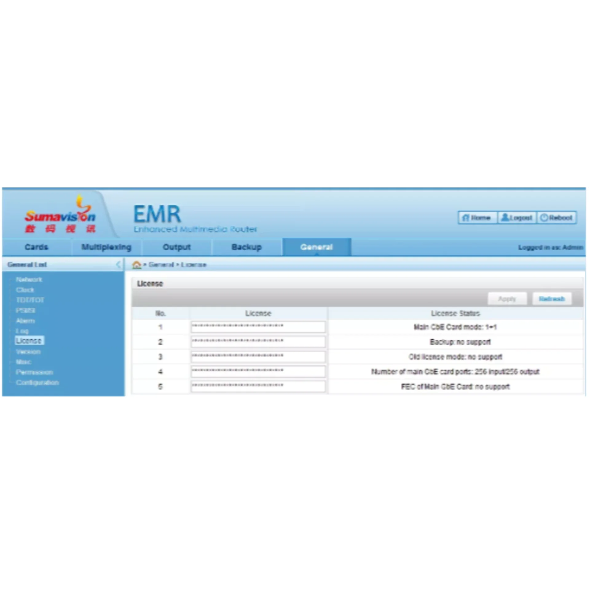 Лицензия для IPQAM3.0 для активации мультплексора на 1 поток