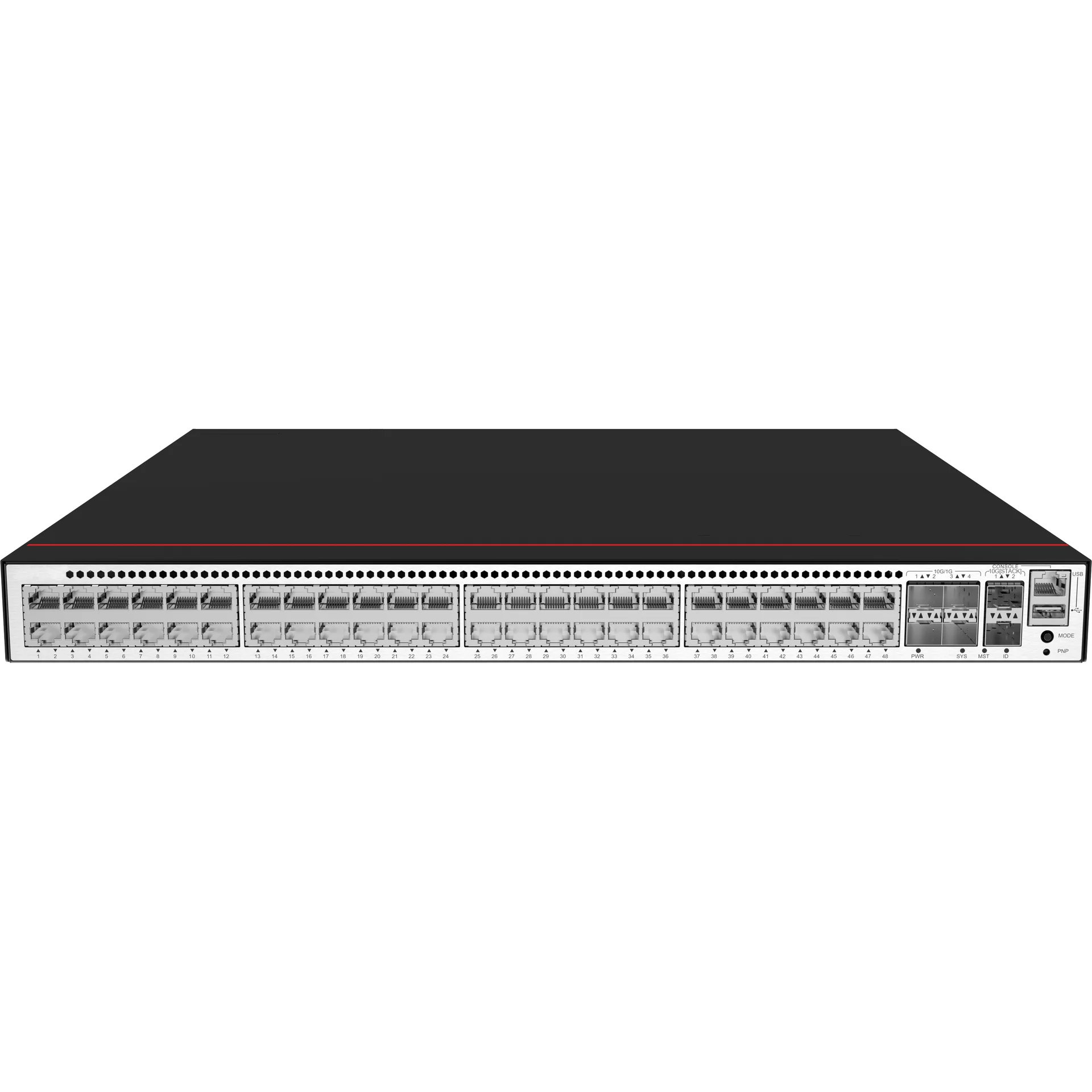 Коммутатор Huawei S5735-S48T4XE-V2 (L3, 48 x 1G RJ45, 4 x 10G SFP+,  2  x  12G stack)
