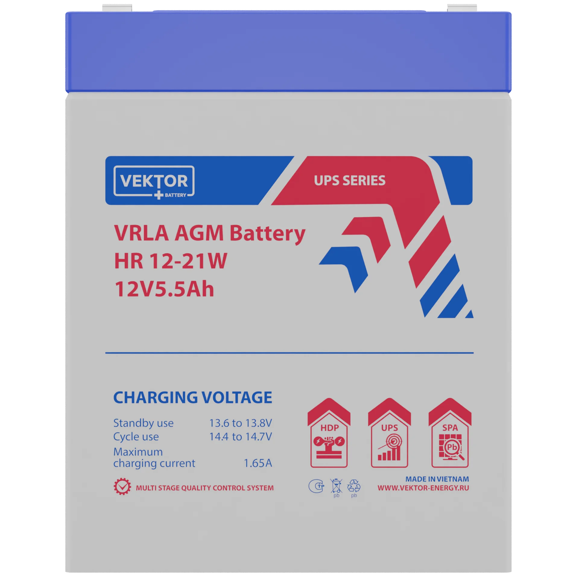 Аккумуляторная батарея VEKTOR BATTERY HR 12-21W