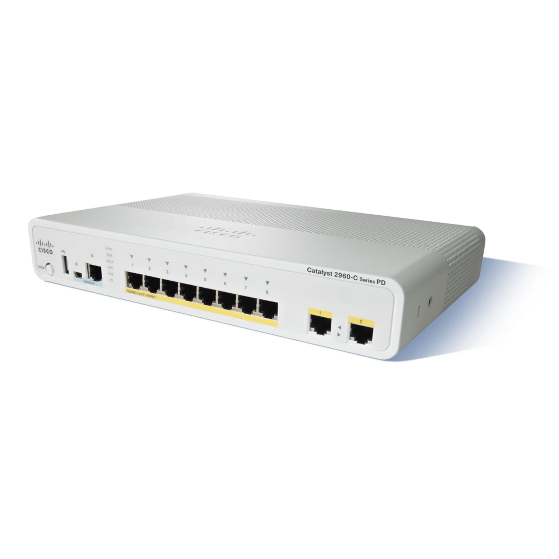 CISCO WS-C2960CPD-8PT-L Catalyst 2960C PD PSE Switch 8 FE PoE, 2x1G, LAN Base