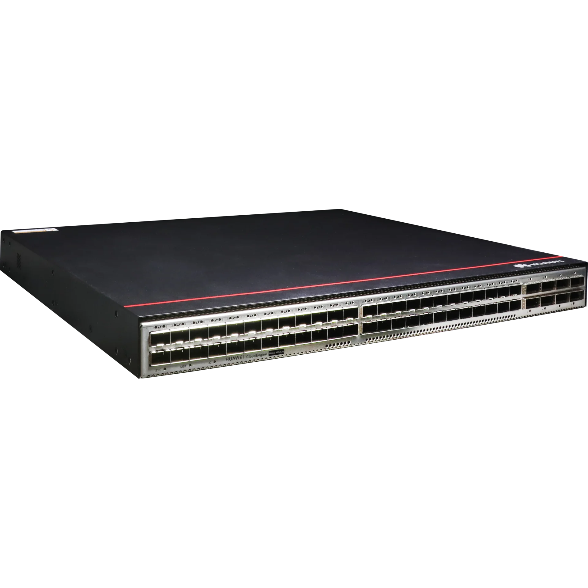 Коммутатор Huawei CE6865E-48S8CQ-F, направление охлаждения Port-side Exhaust, с 2-мя оптическими модулями QSFP-100G-SWDM4 в комплекте