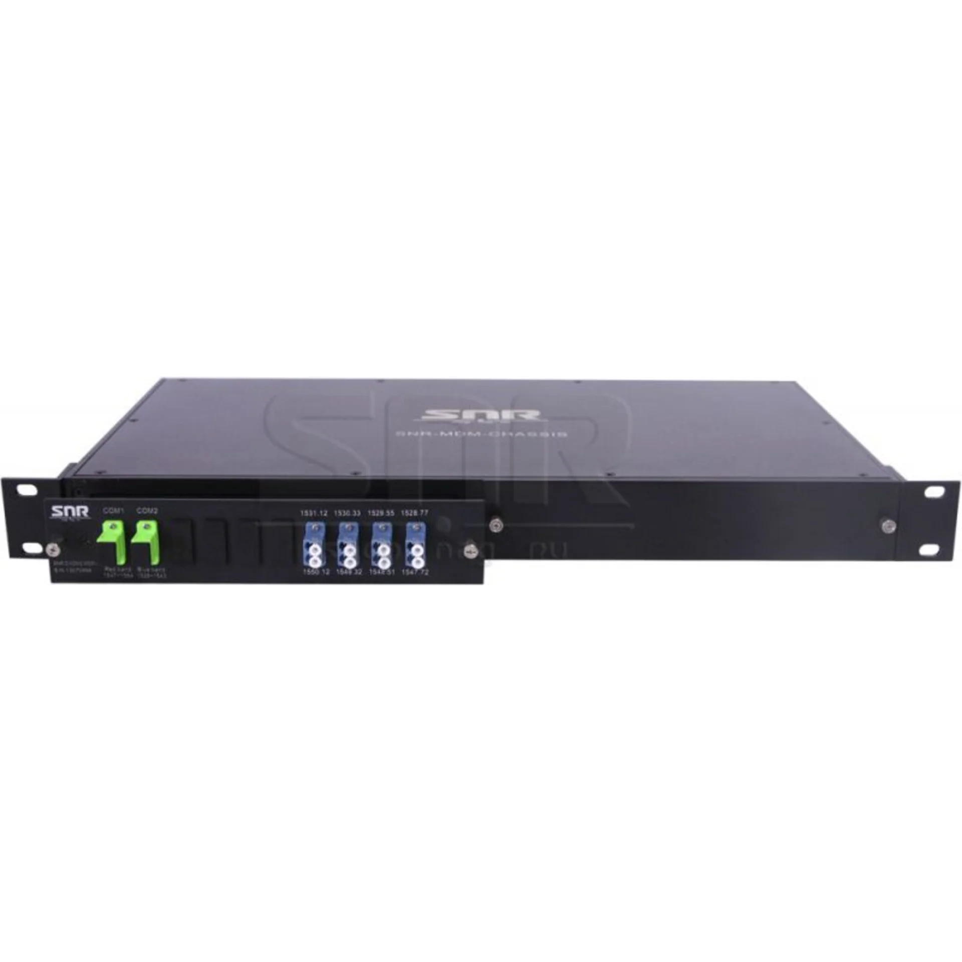 Мультиплексор DWDM двухволоконный 4-канальный в 1/2-слоте