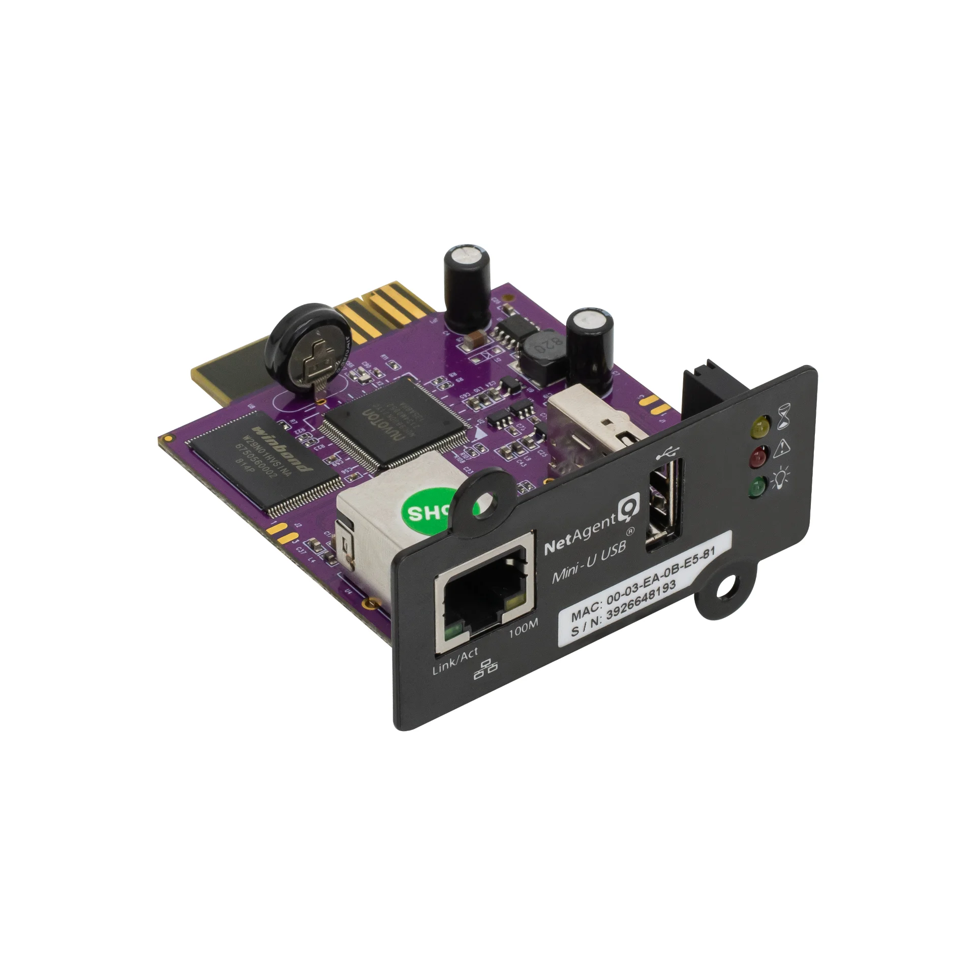 Модуль удаленного мониторинга SNMP DS807 для ИБП