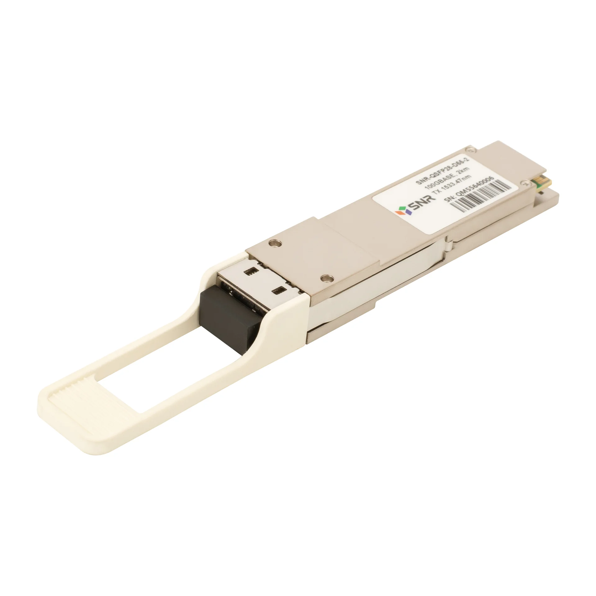 SNR SNR-QSFP28-D55-2 Модуль, QSFP28 100GBASE, DWDM, Tx: 1533,47нм, разъем LC дальность до 2км