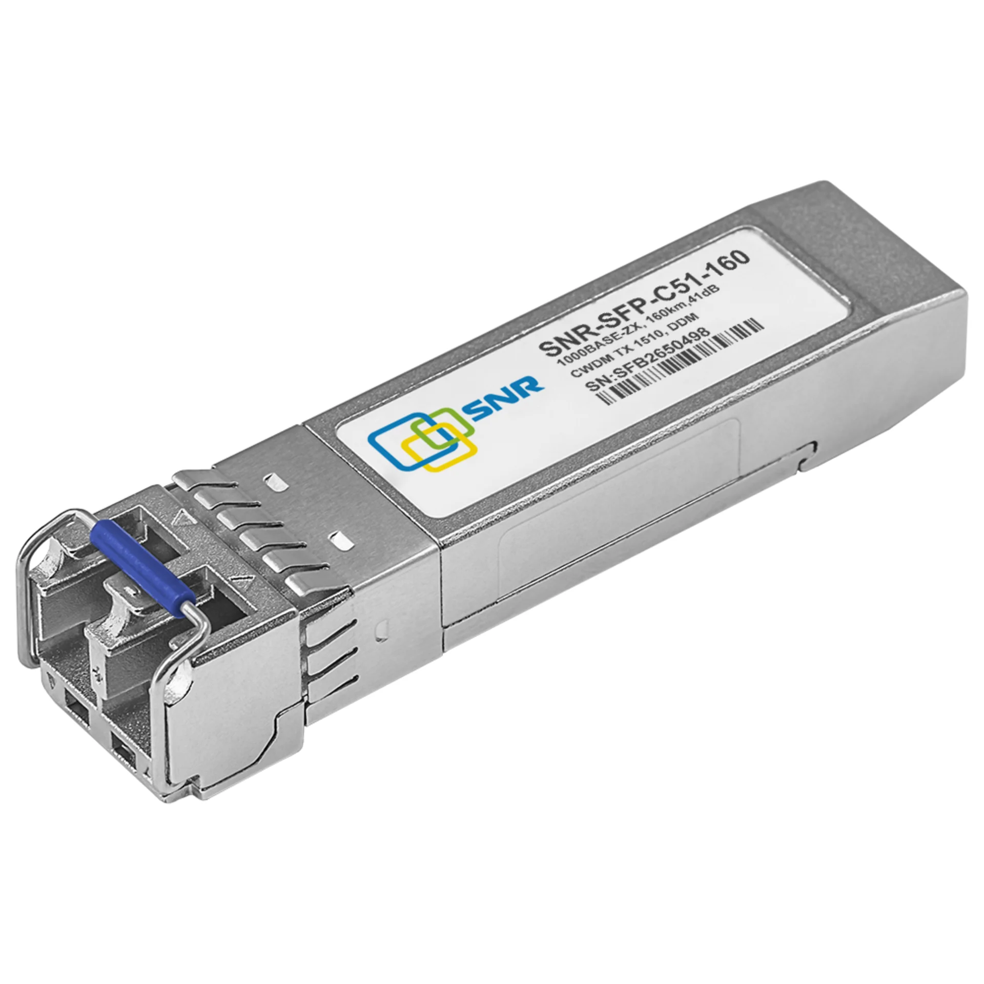 SNR SNR-SFP-C51-160 Модуль SFP CWDM оптический, дальность до 160км (41dB), 1510нм