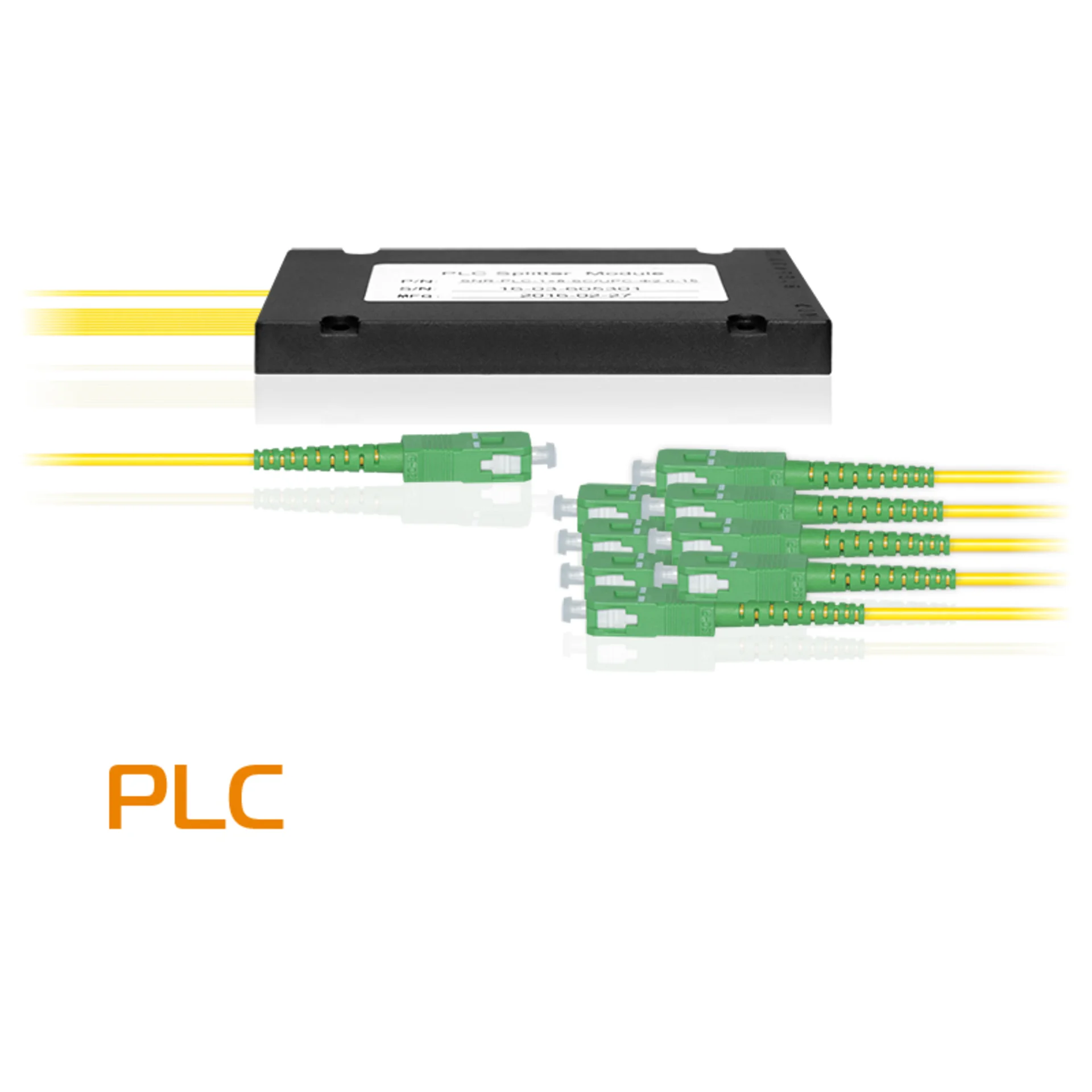 Делитель оптический планарный SNR-PLC-1x8-SC/APC