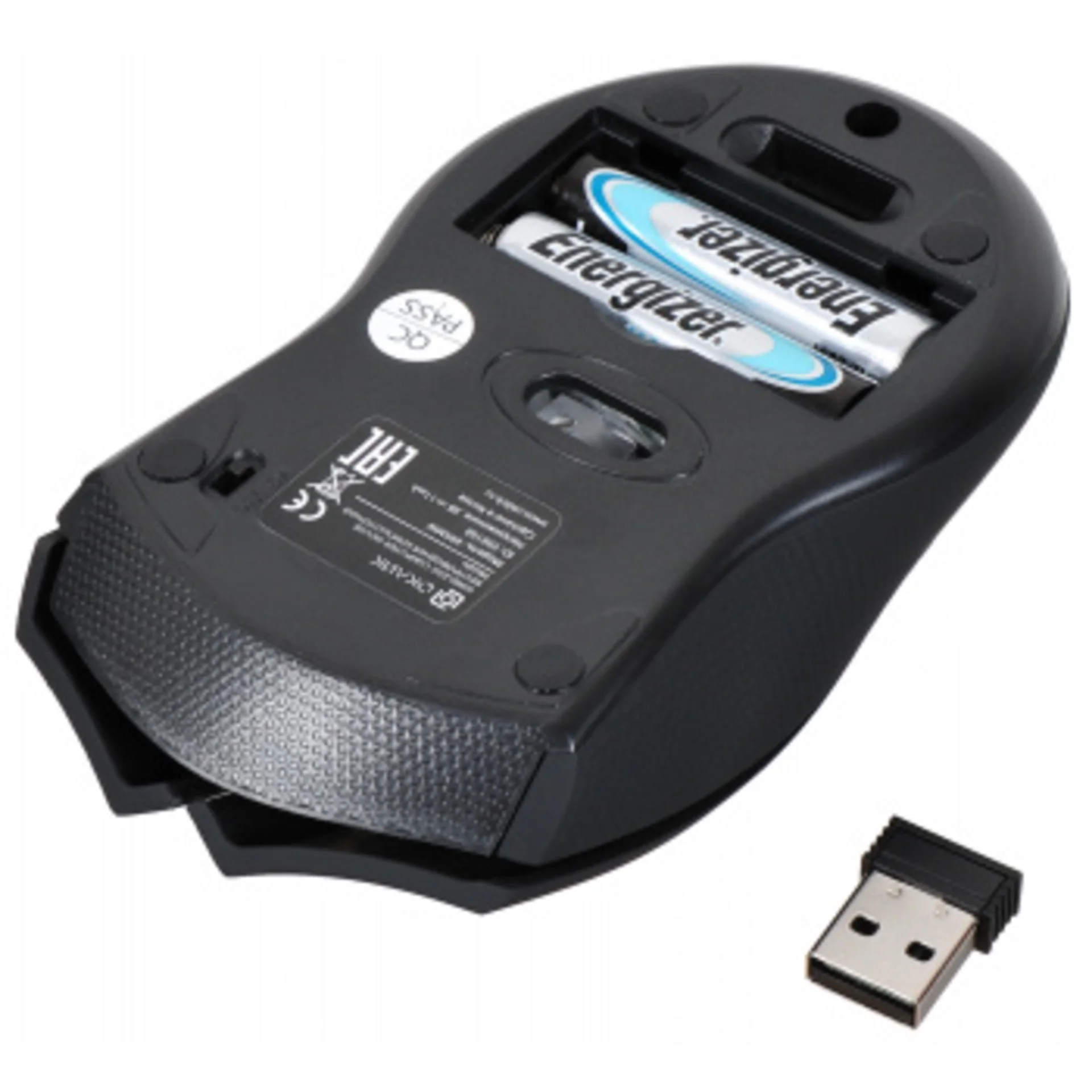 Мышь Оклик 495MW черный/золотистый оптическая (1600dpi) беспроводная USB для ноутбука (6but)