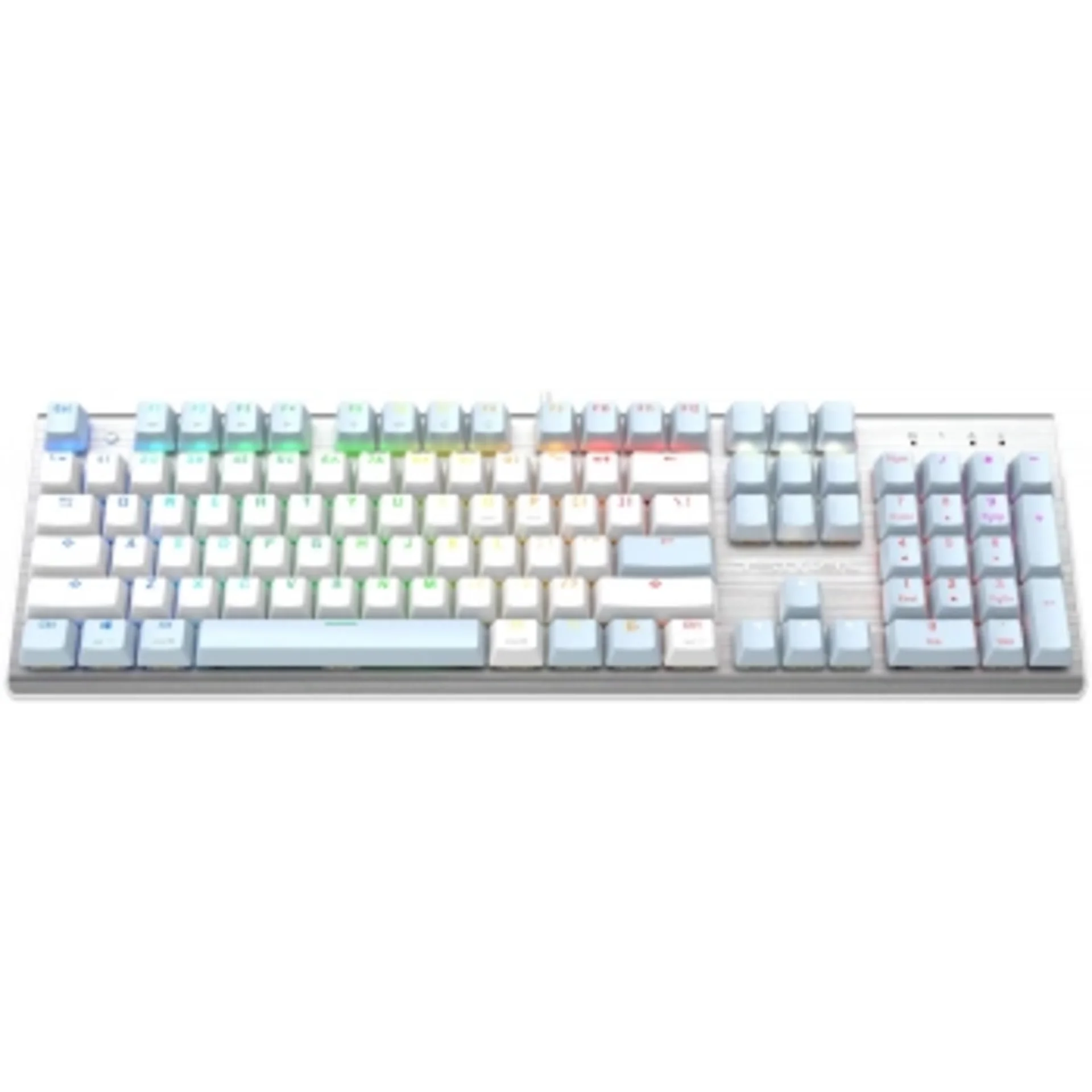 Клавиатура A4Tech Fstyler FS100 Neon механическая синий USB for gamer LED (FS100)